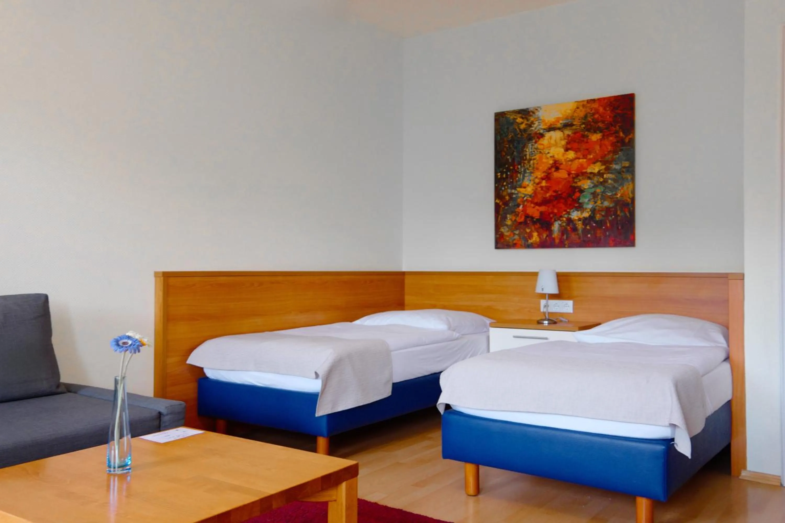 Bed in Hotel Trierer Hof