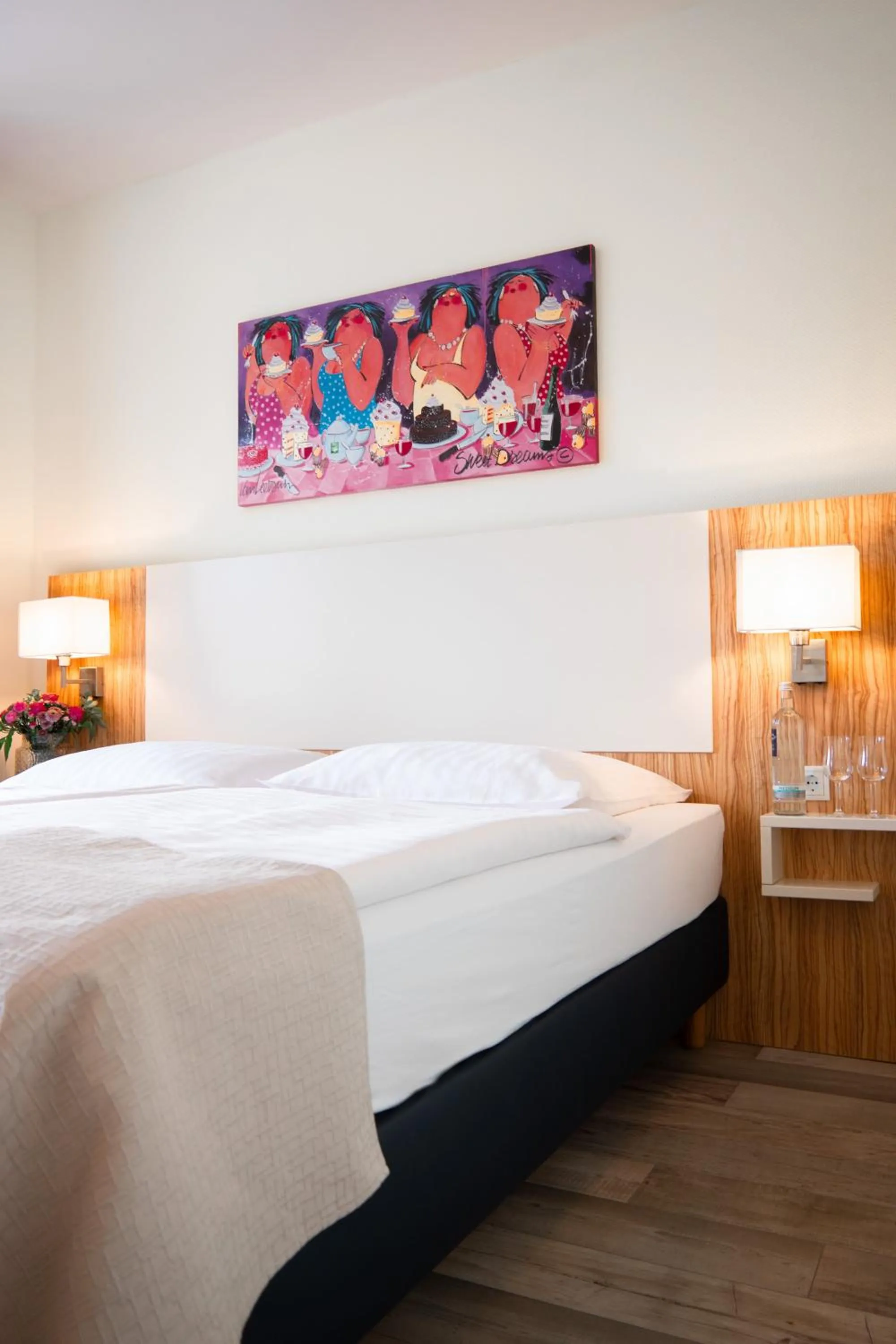 Bed in Hotel Trierer Hof