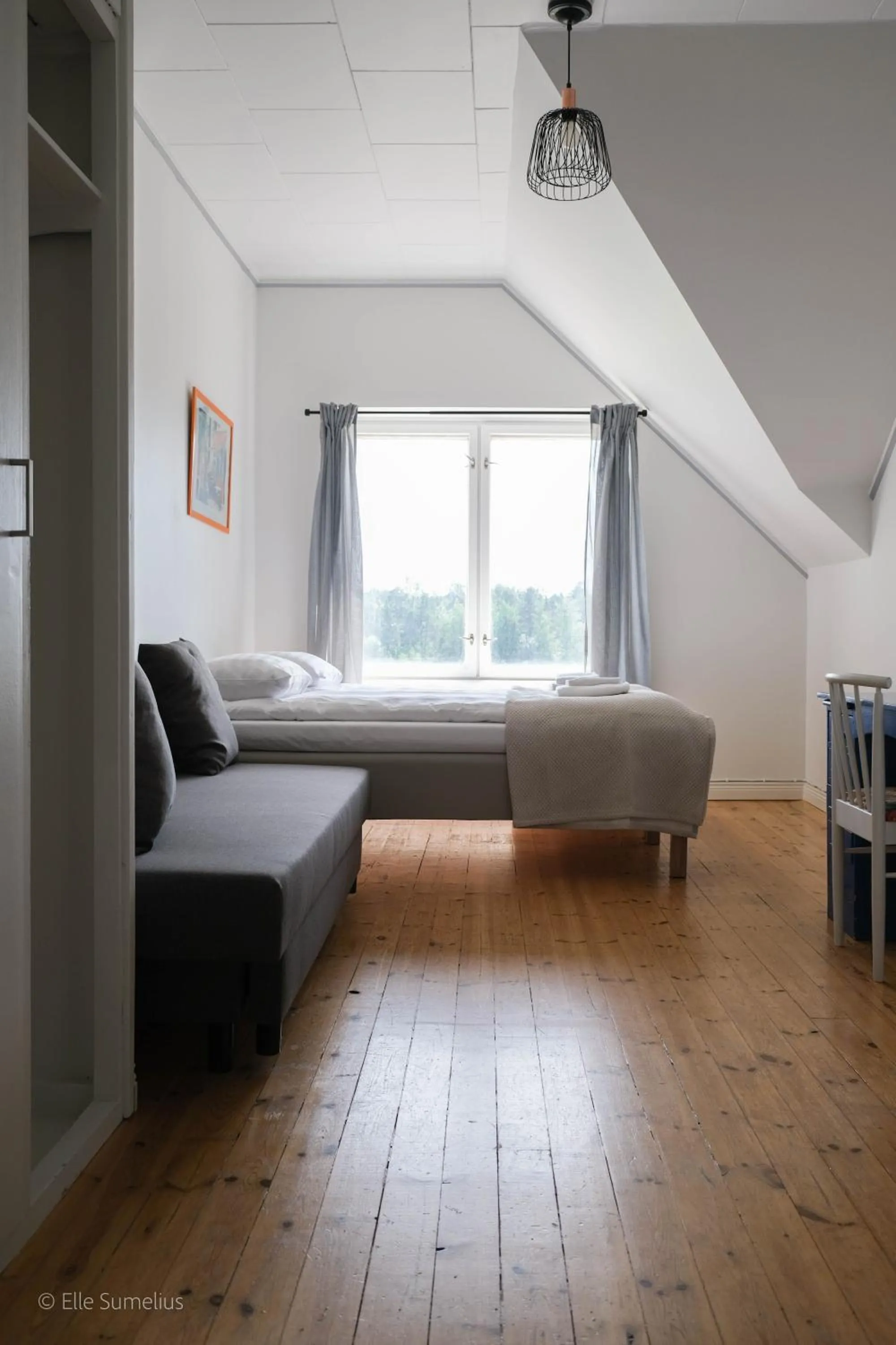 Bed in Gammelgård Pizza & Padel Resort