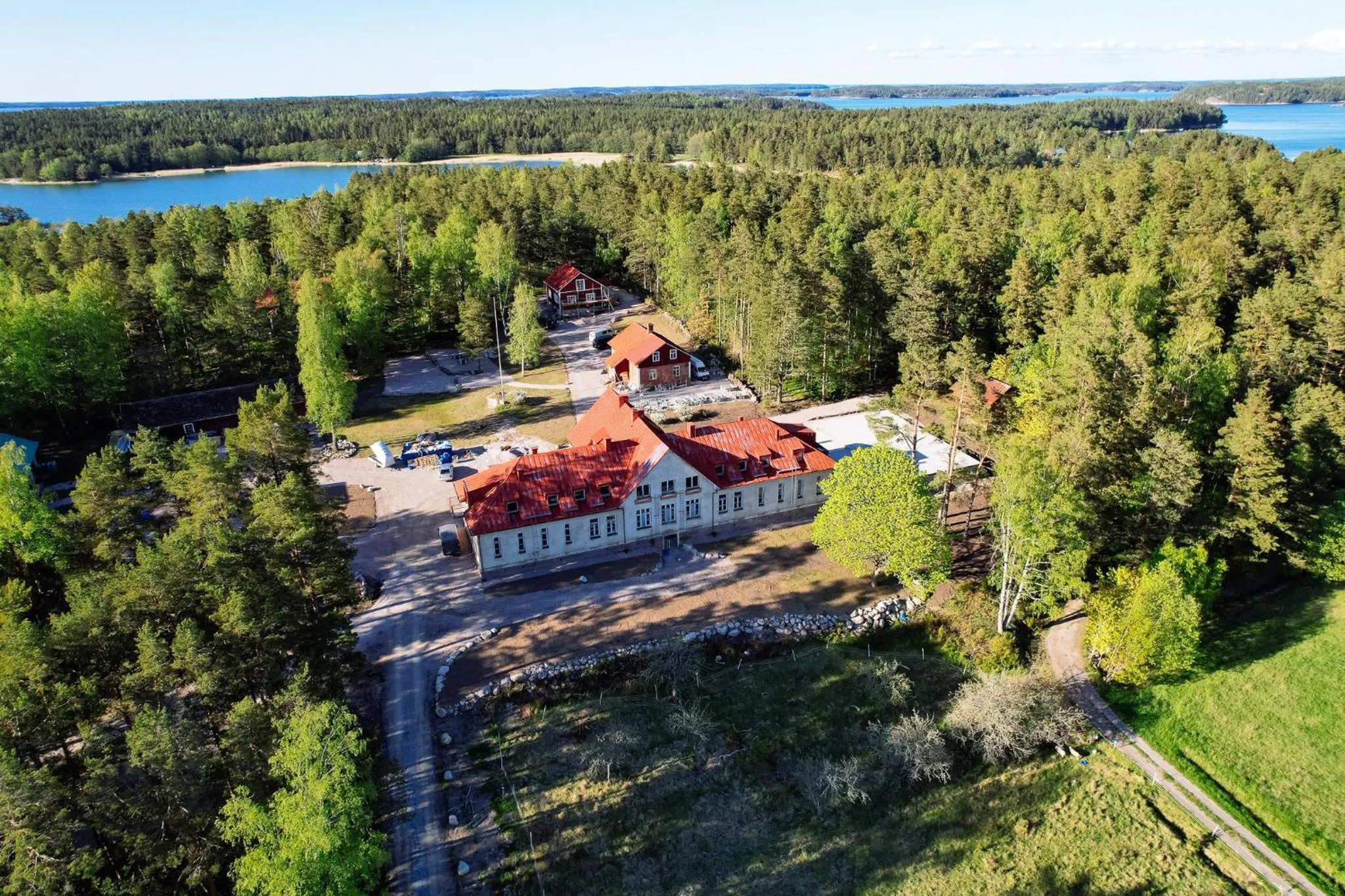 Property building in Gammelgård Pizza & Padel Resort