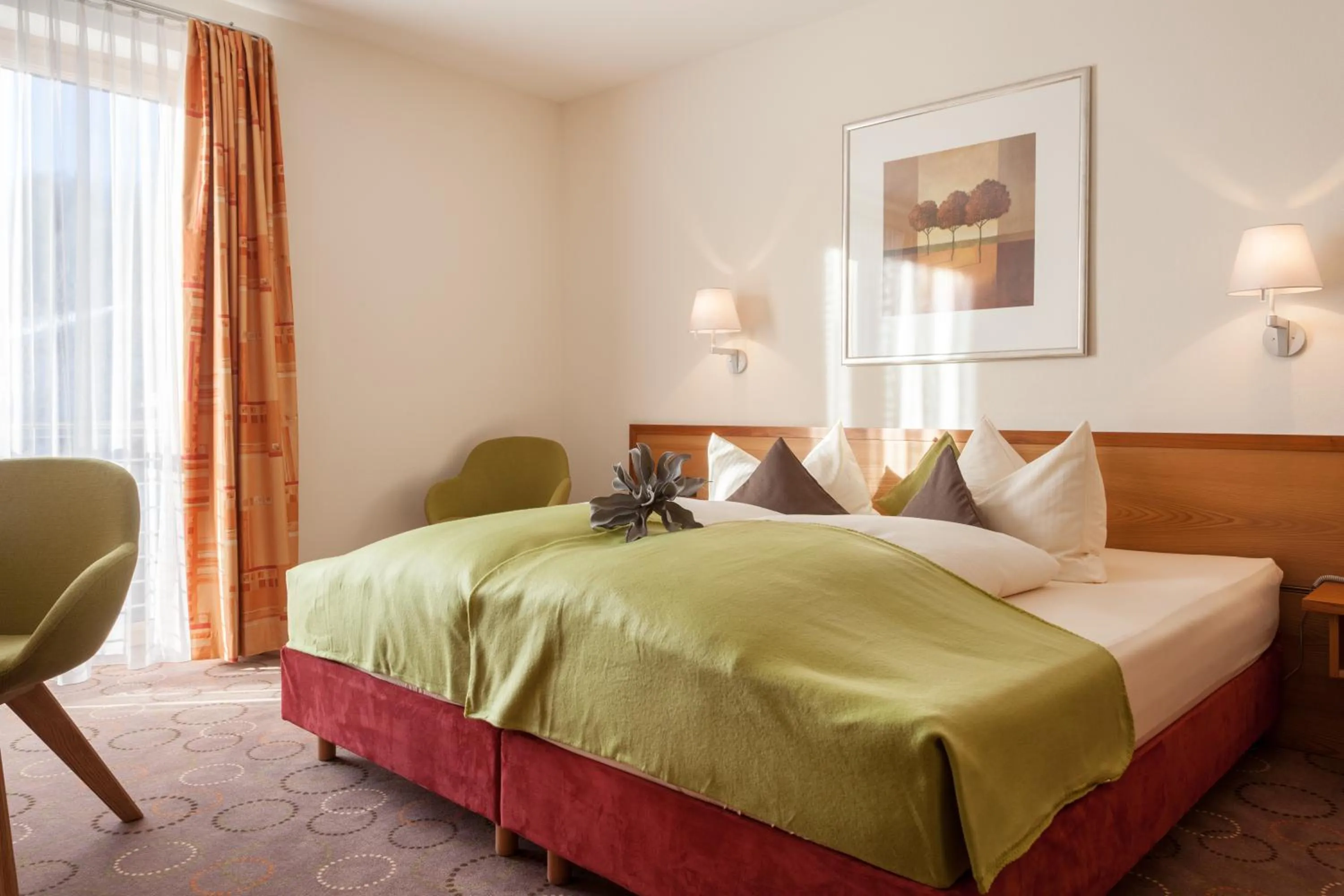 Photo of the whole room, Bed in Hotel Waldhorn