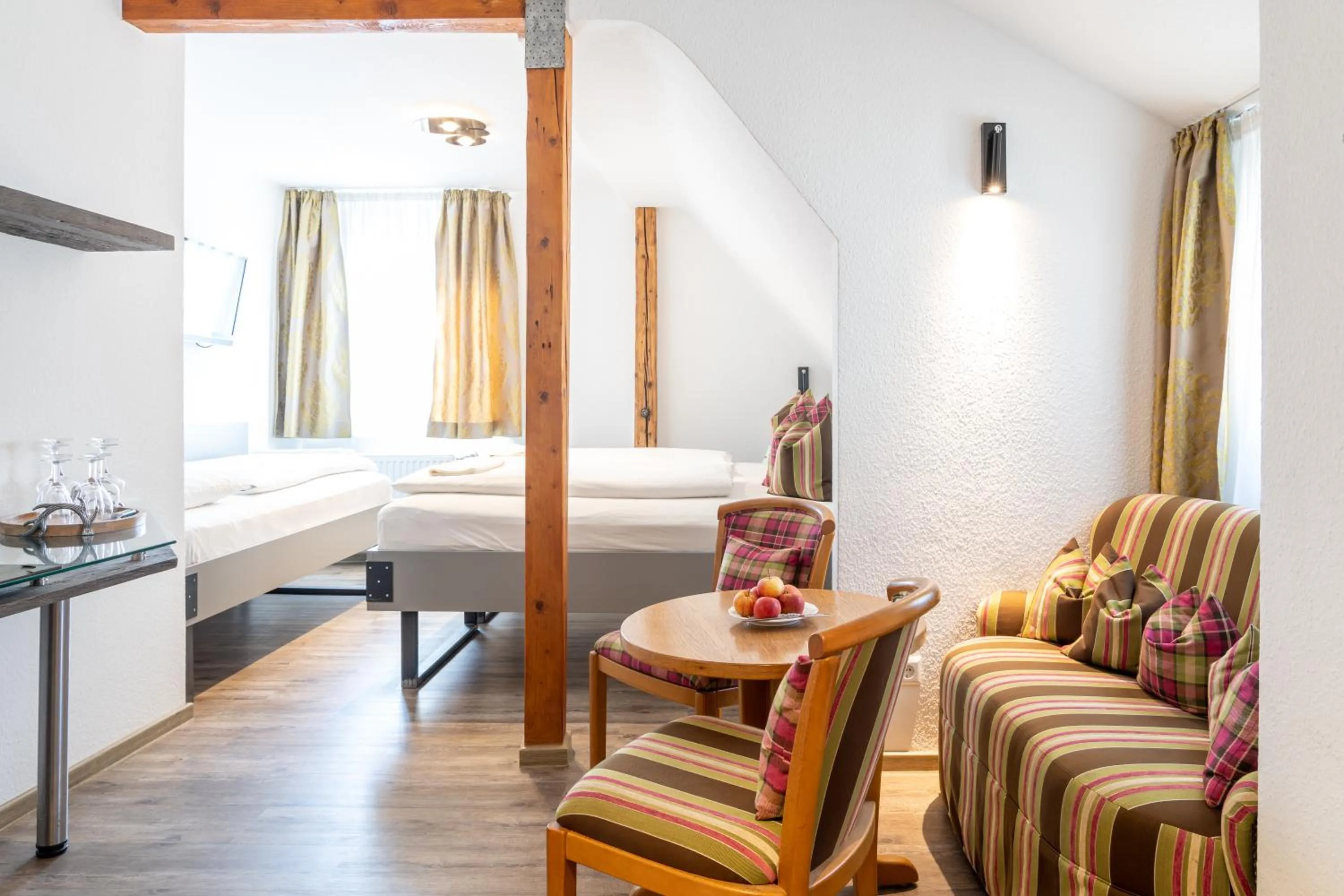 Bed in Hotel Restaurant Krehl's Linde