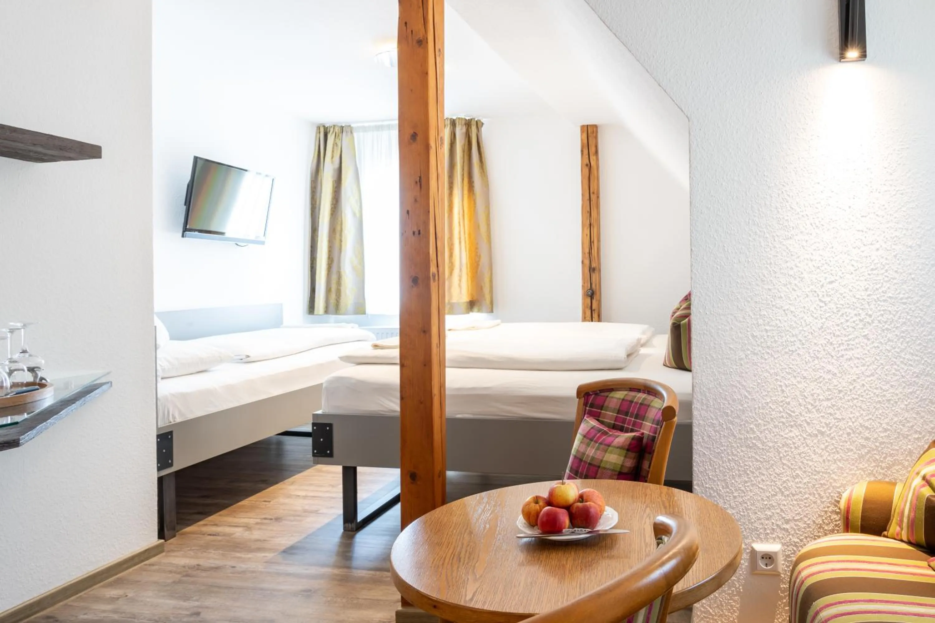 Bed in Hotel Restaurant Krehl's Linde