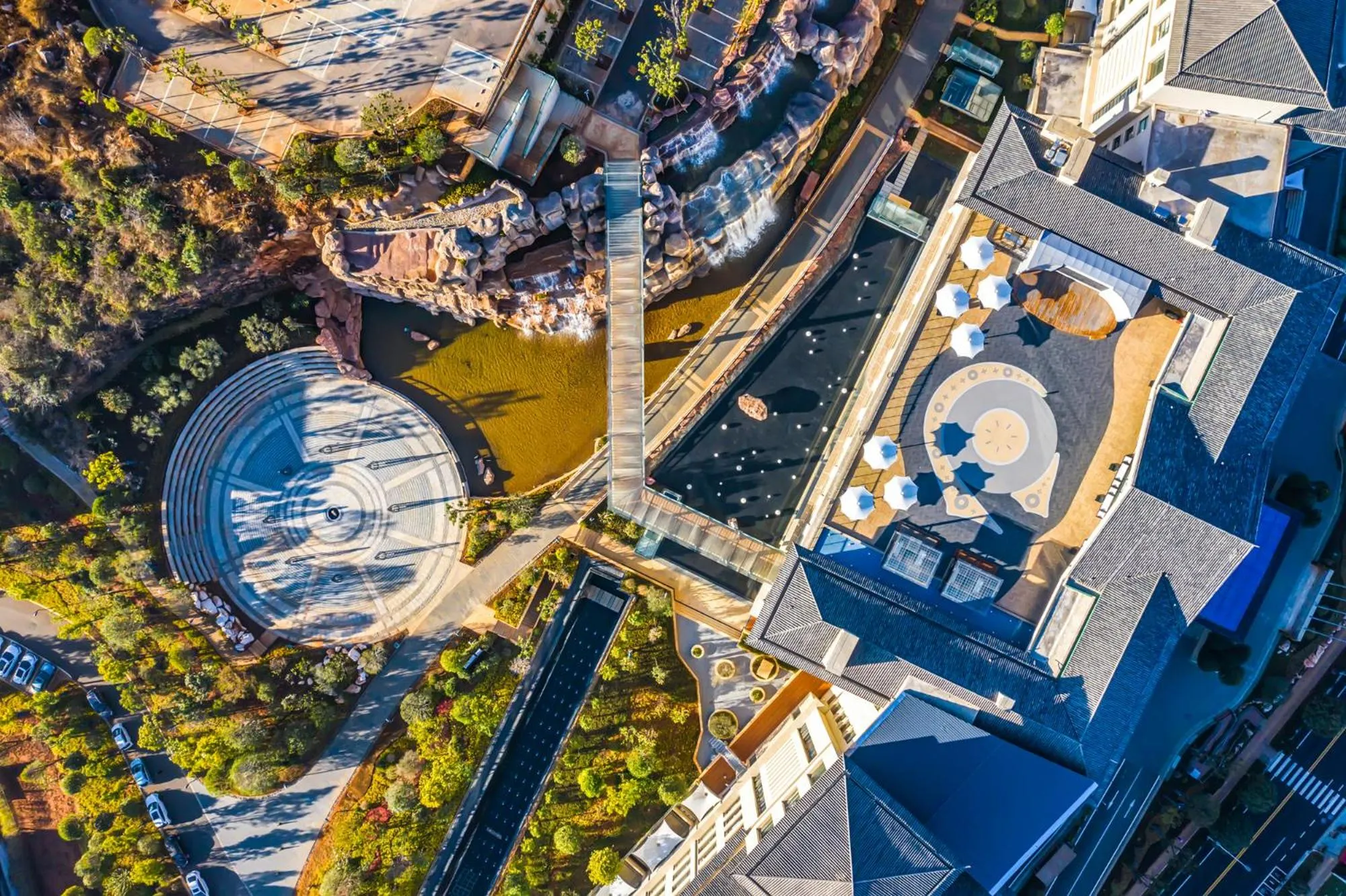 Bird's eye view in Hilton Lijiang