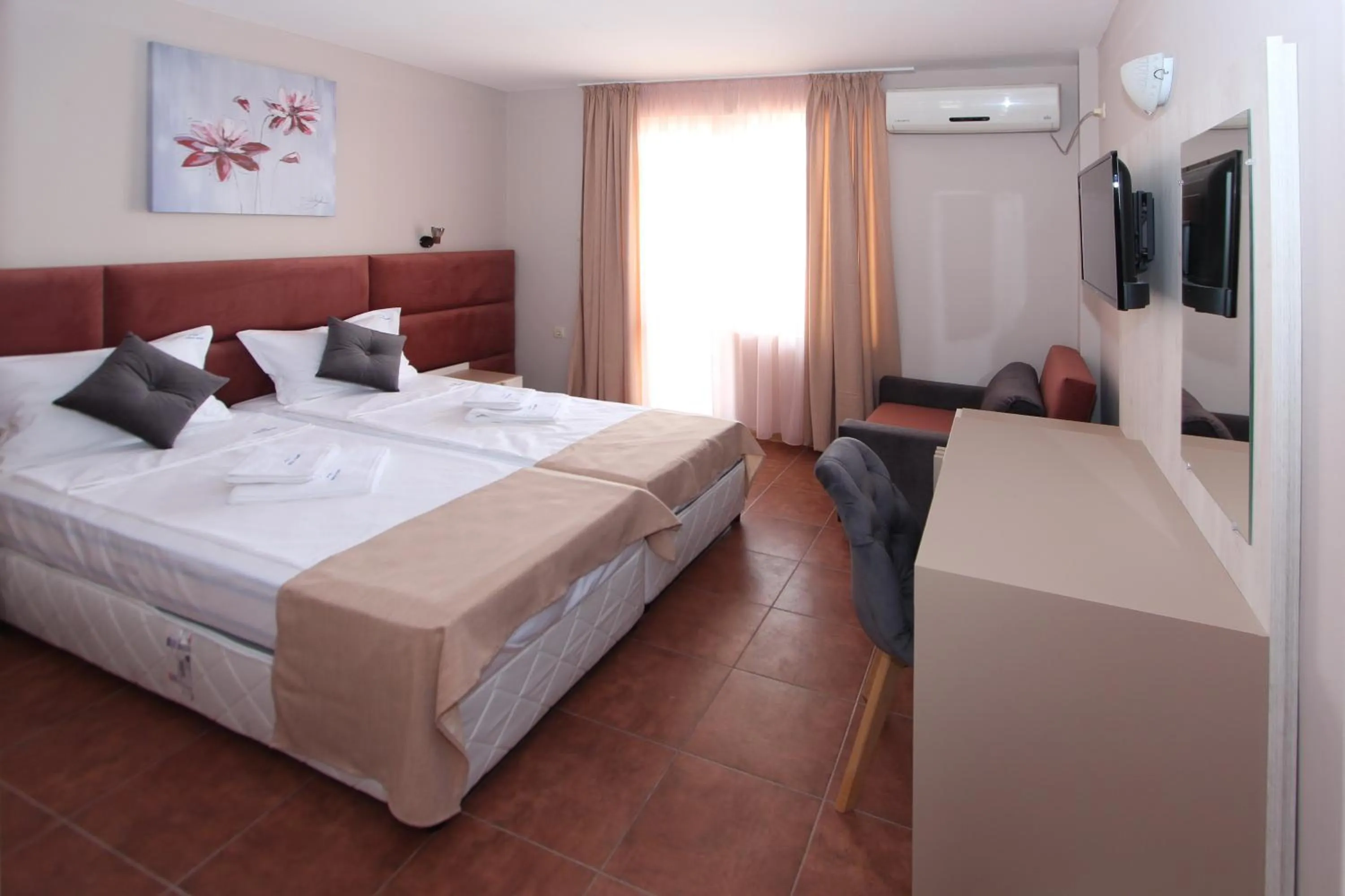 Bed in Hotel PERLA BEACH