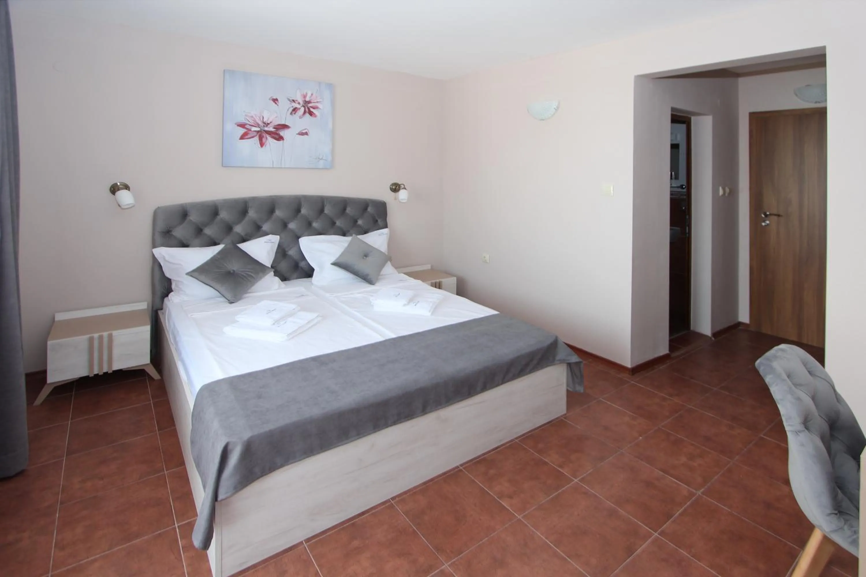 Bed in Hotel PERLA BEACH