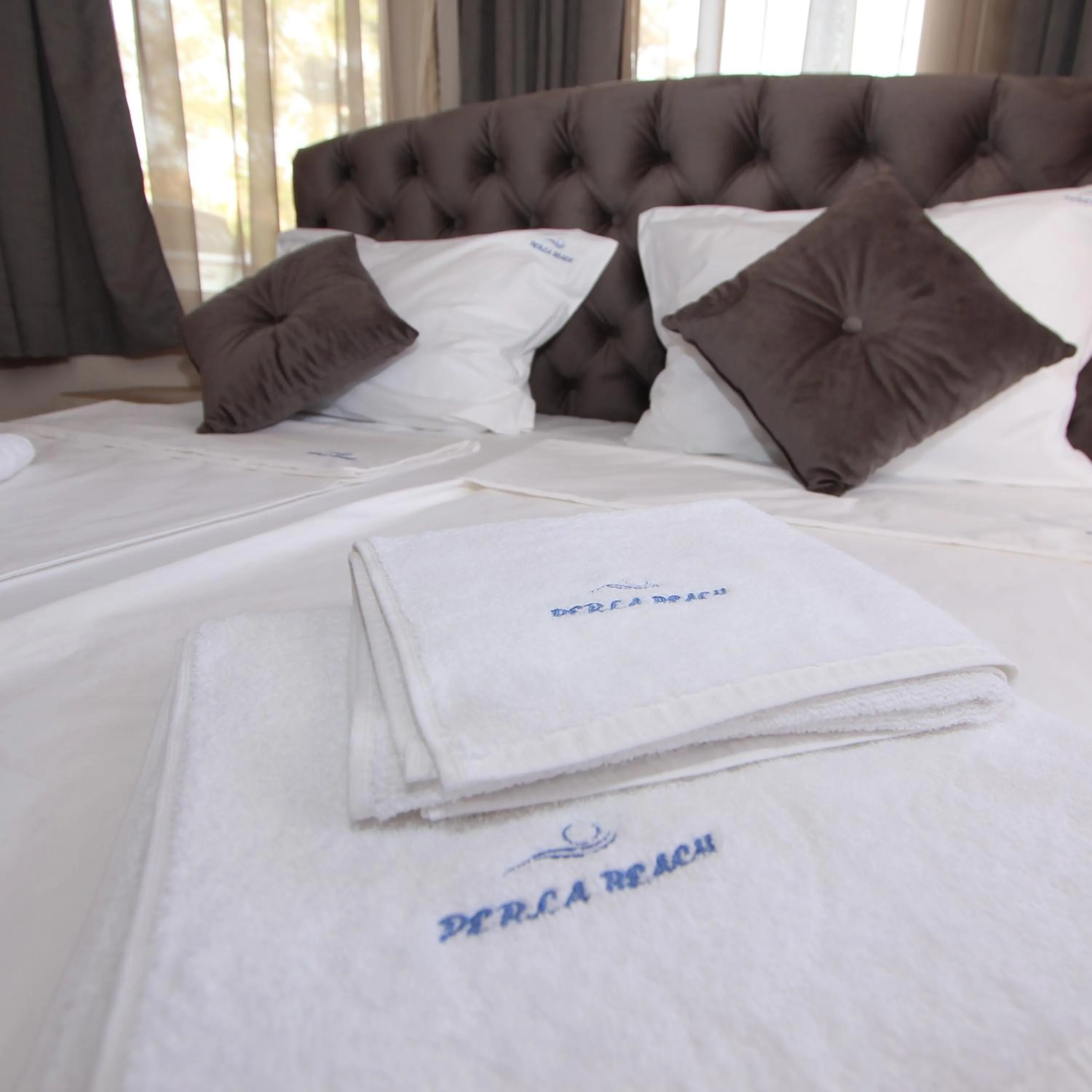 Bed in Hotel PERLA BEACH