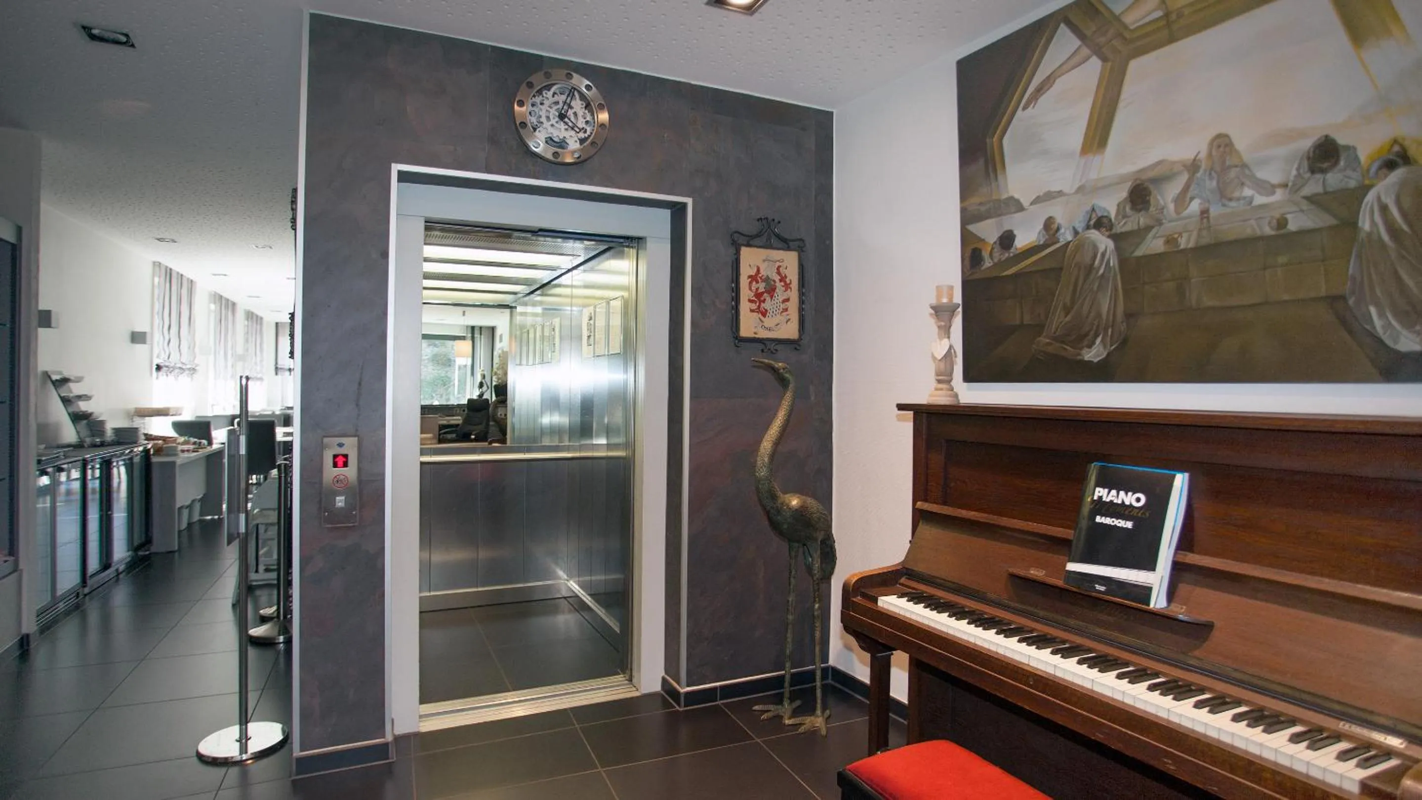 Lobby or reception in Hotel Zur Post