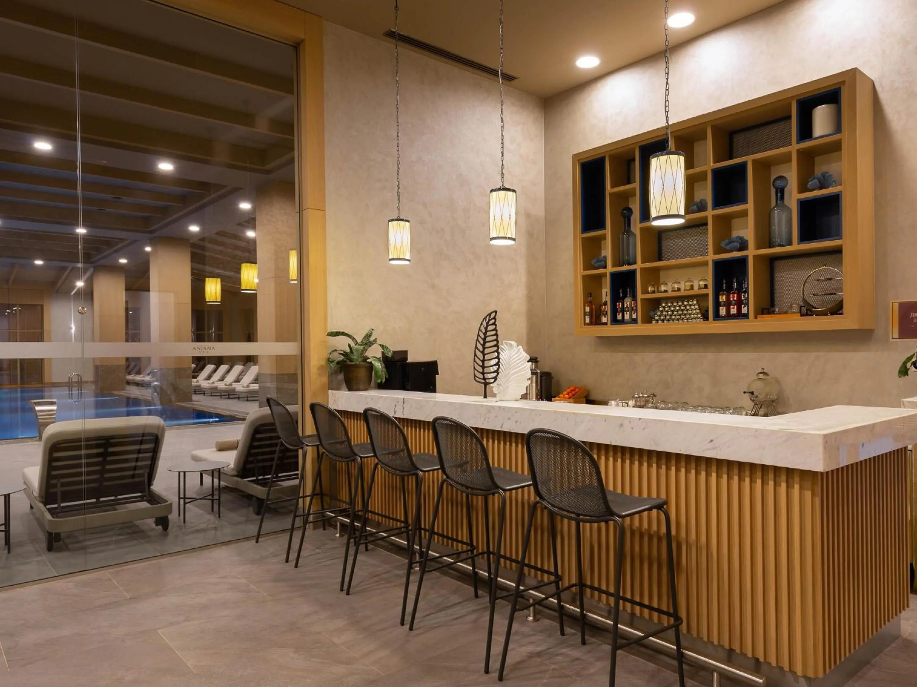 Lounge or bar in Rixos Water World Aktau - Theme Park Free Access