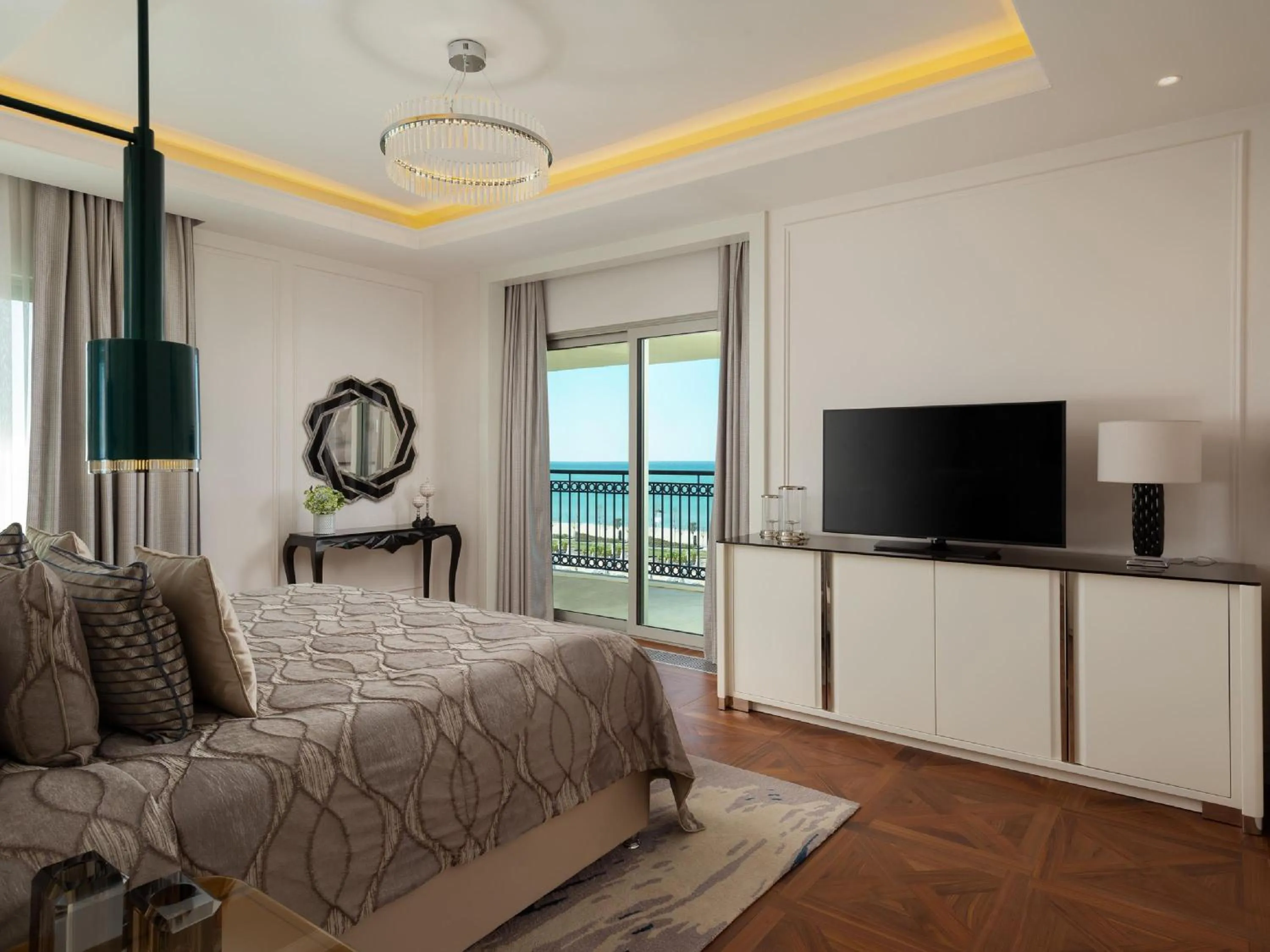 Bedroom, Bed in Rixos Water World Aktau - Theme Park Free Access