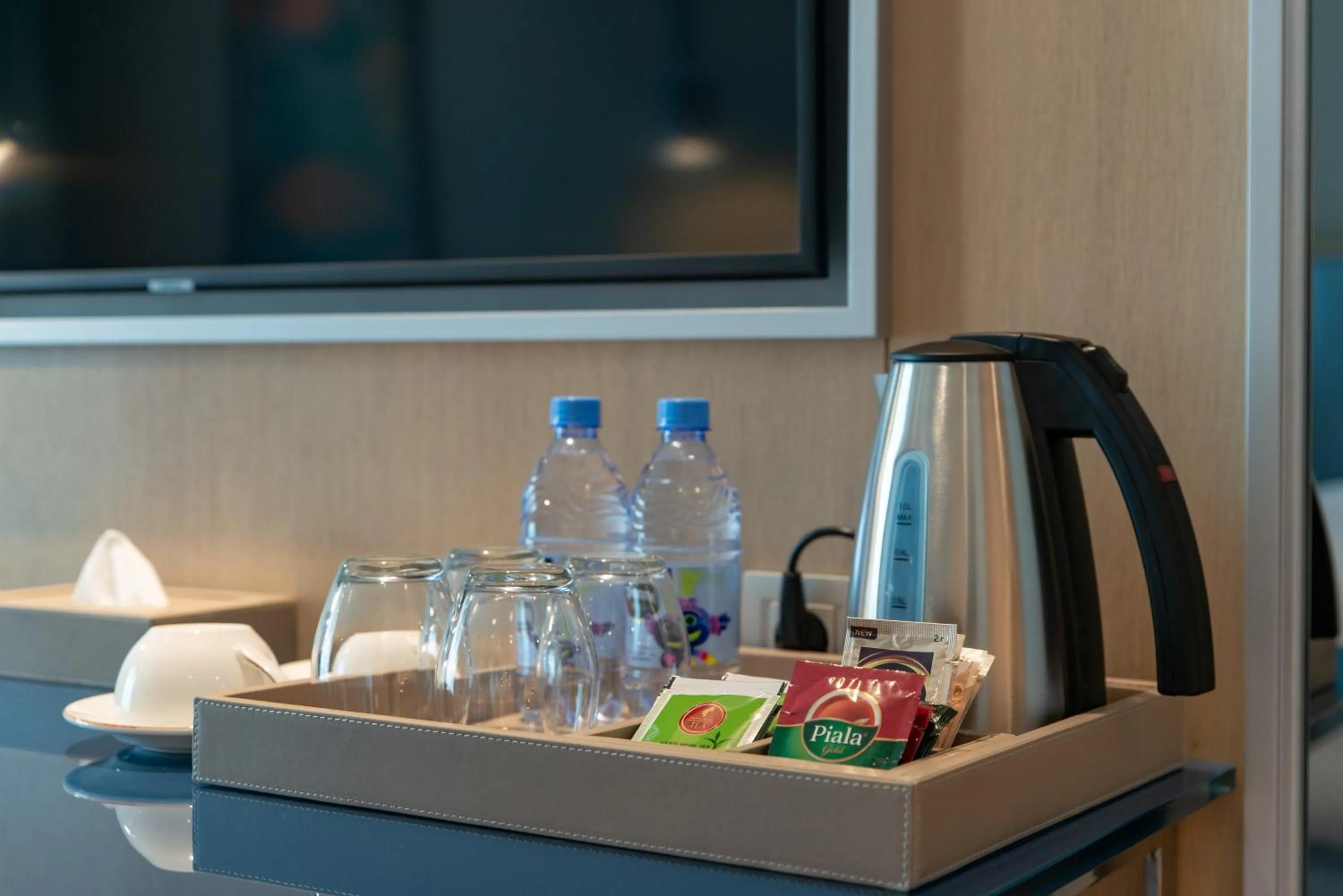 Coffee/tea facilities in Rixos Water World Aktau - Theme Park Free Access