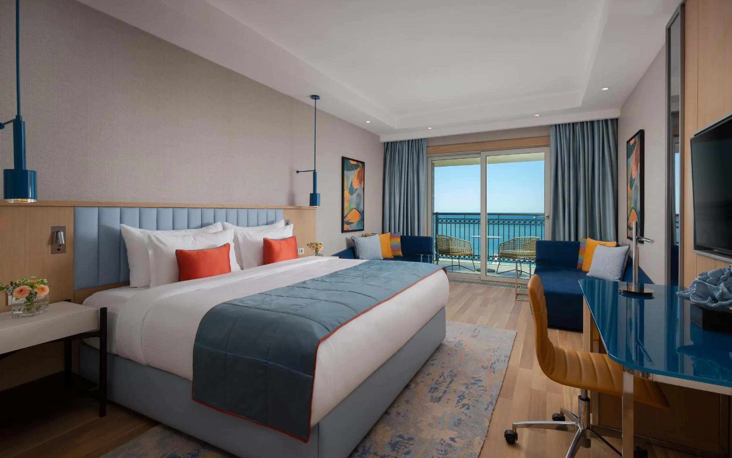 Property building, Bed in Rixos Water World Aktau - Theme Park Free Access