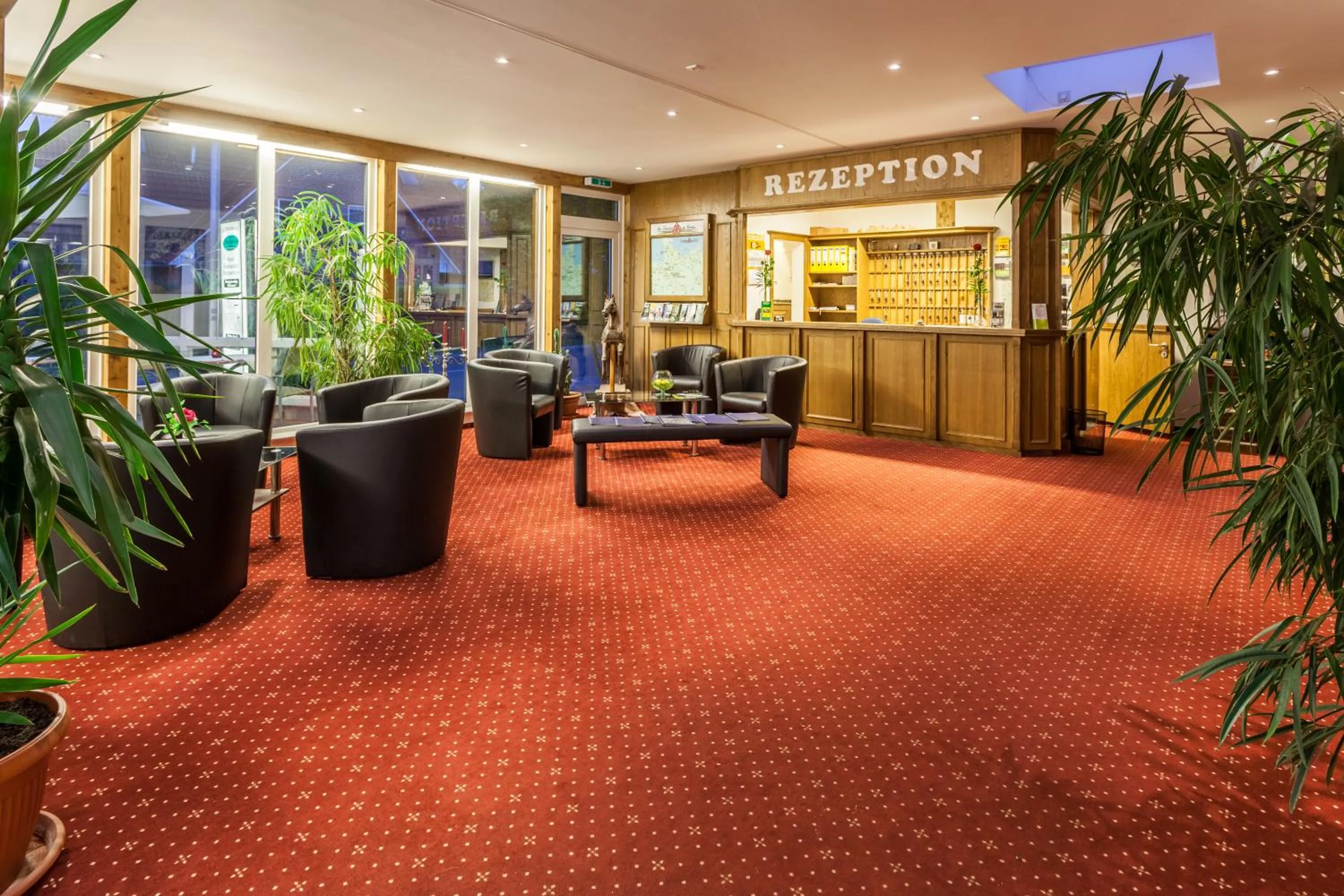 Lobby or reception in Landhotel Zur Linde