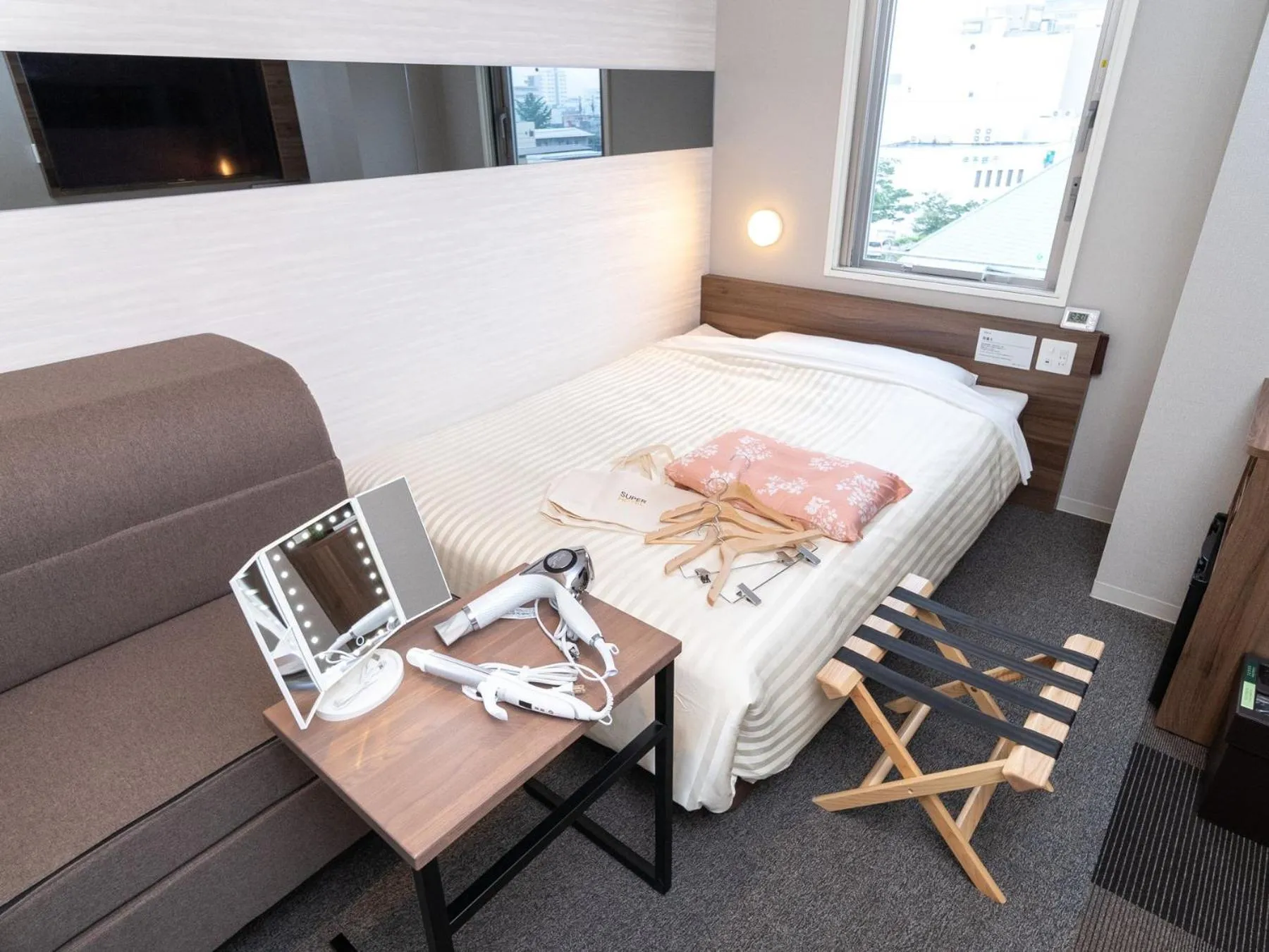 Bed in Super Hotel Beppu Ekimae