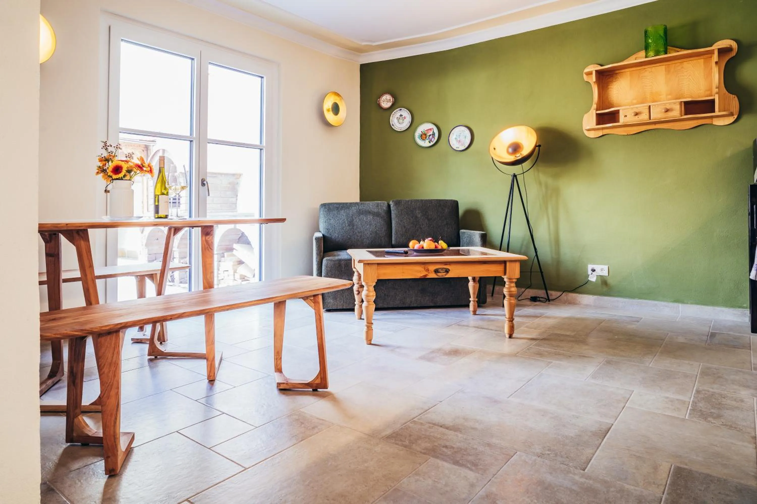 Living room in Wachau-Living