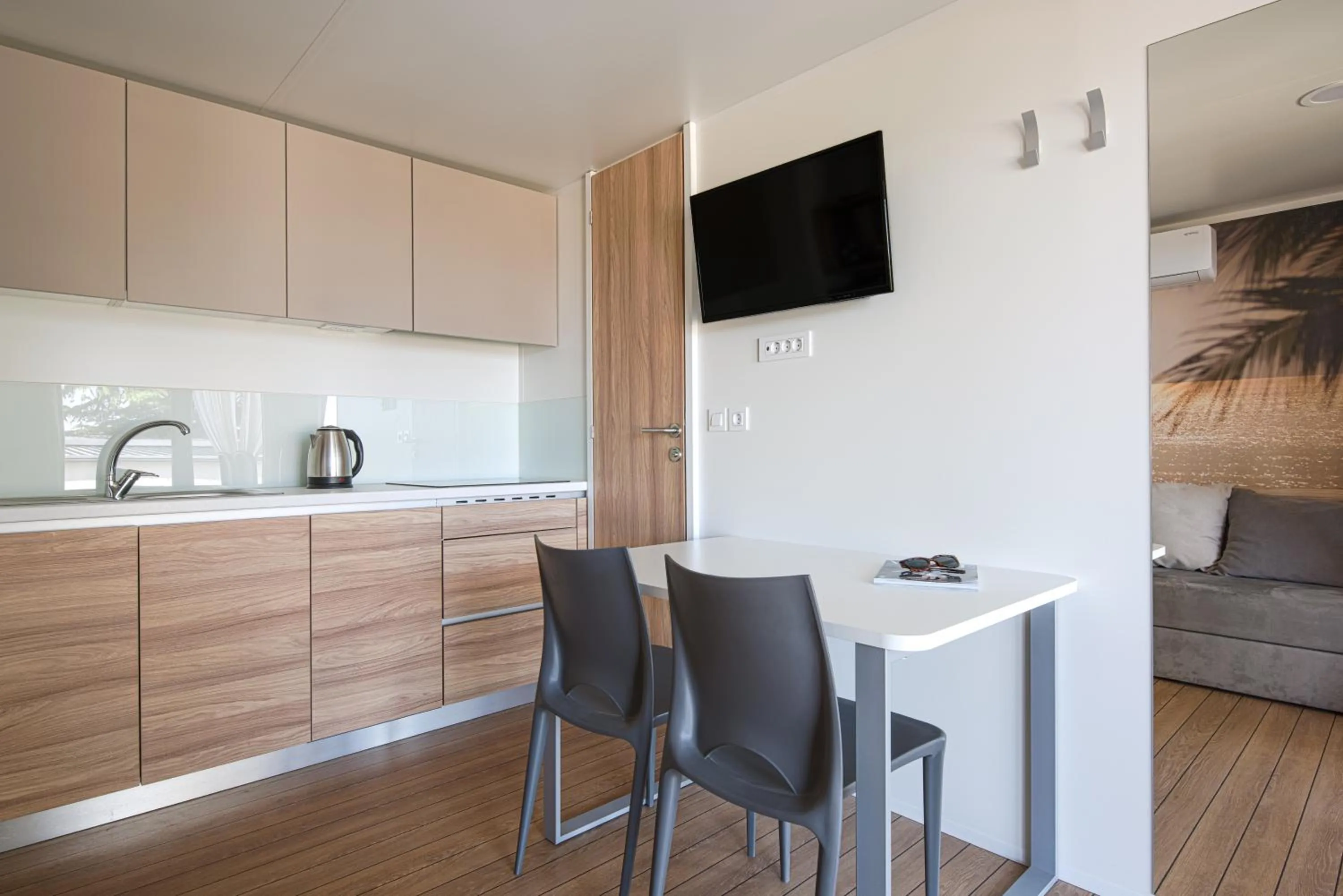 kitchen in Elements Camping Selce Mobile homes