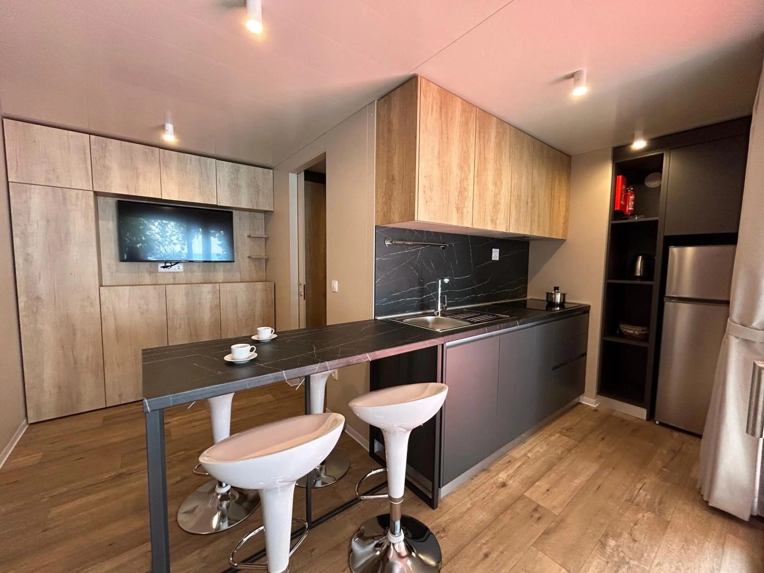 kitchen in Elements Camping Selce Mobile homes