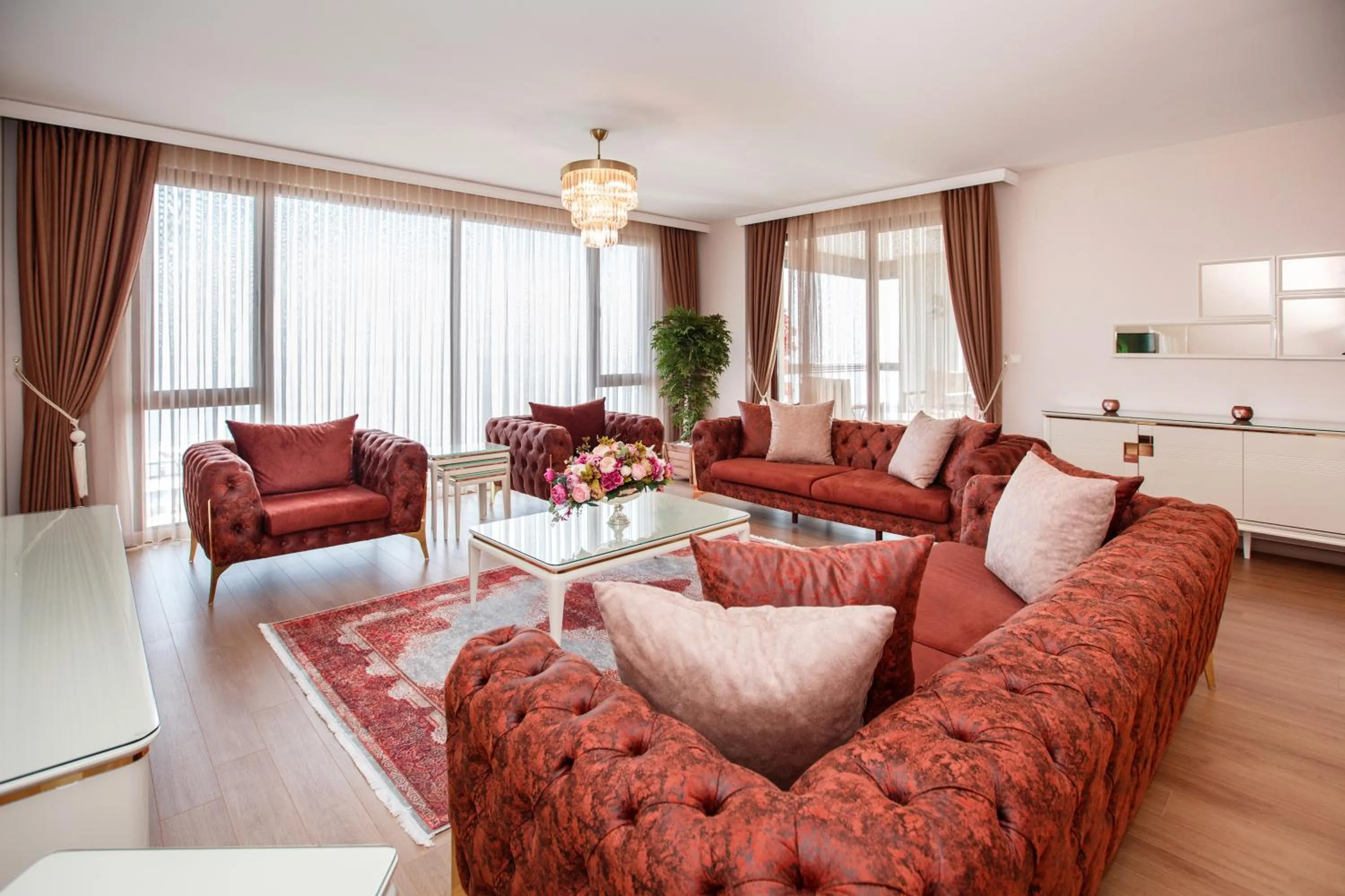 Living room in Armoni Deluxe Suites Trabzon