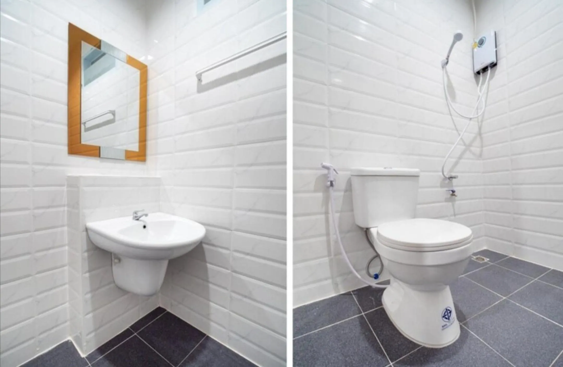 Bathroom in Brown Home Sattahip @ 19