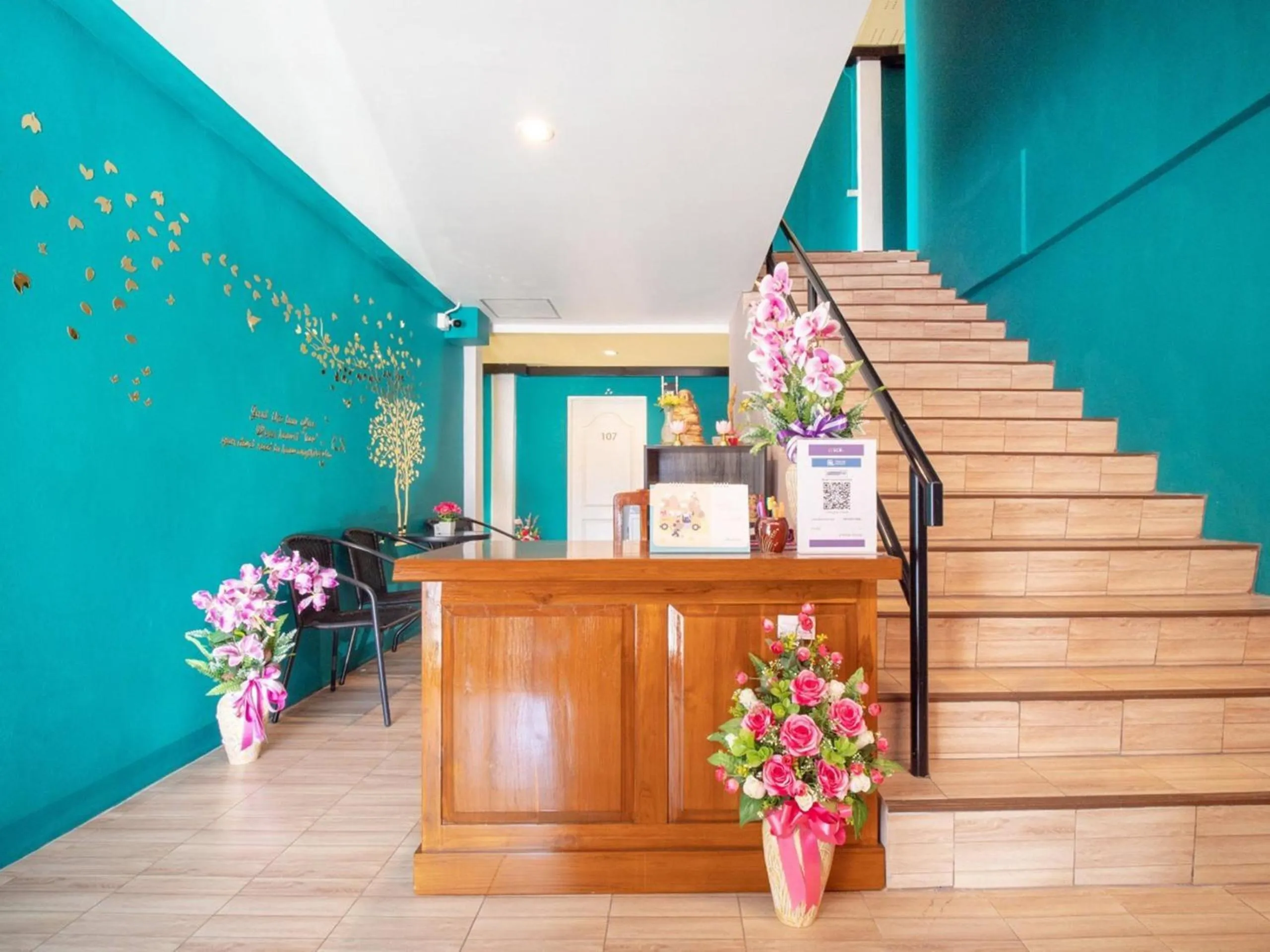 Lobby or reception in Brown Home Sattahip @ 19