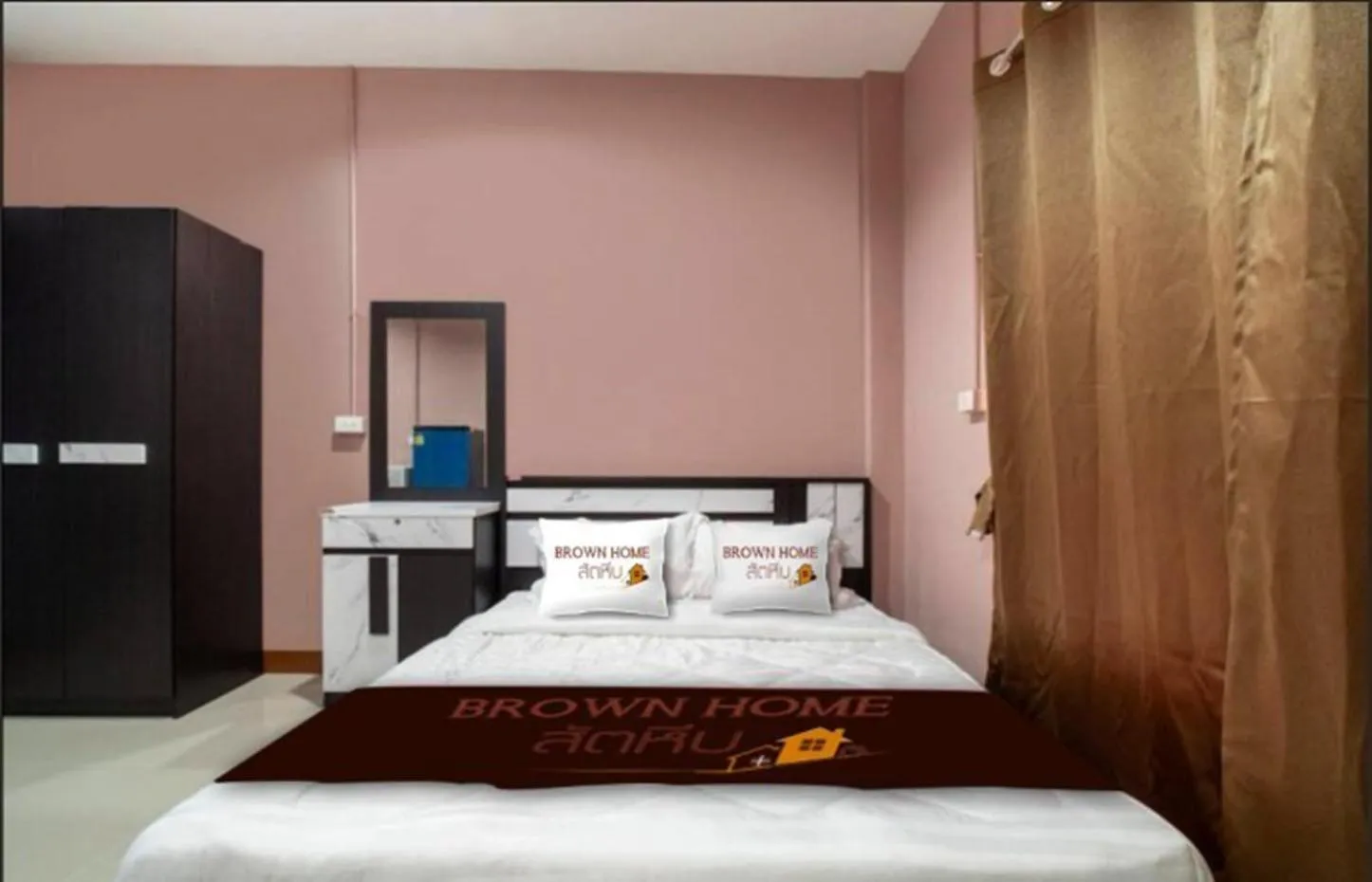 Bedroom, Bed in Brown Home Sattahip @ 19