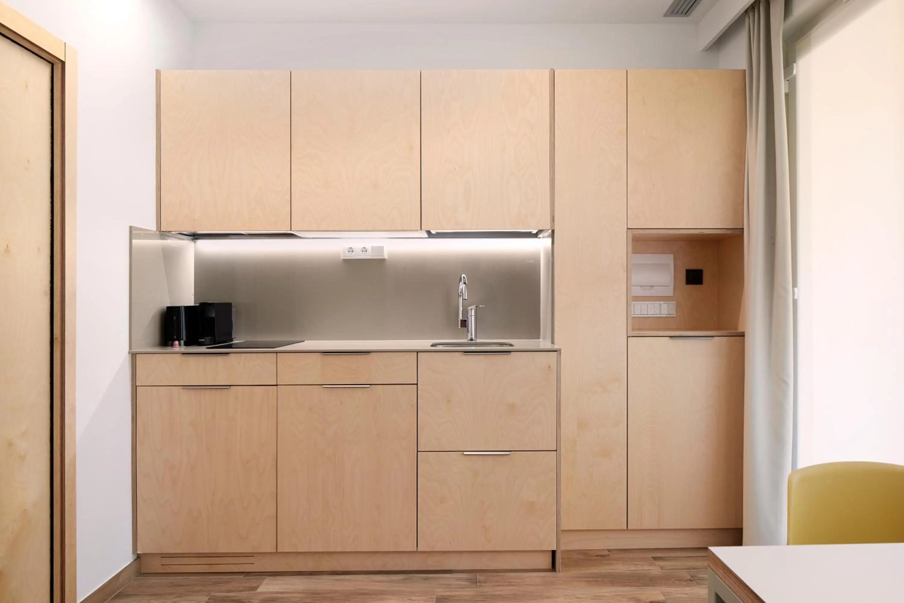 Kitchen or kitchenette in Apartamentos Isaga