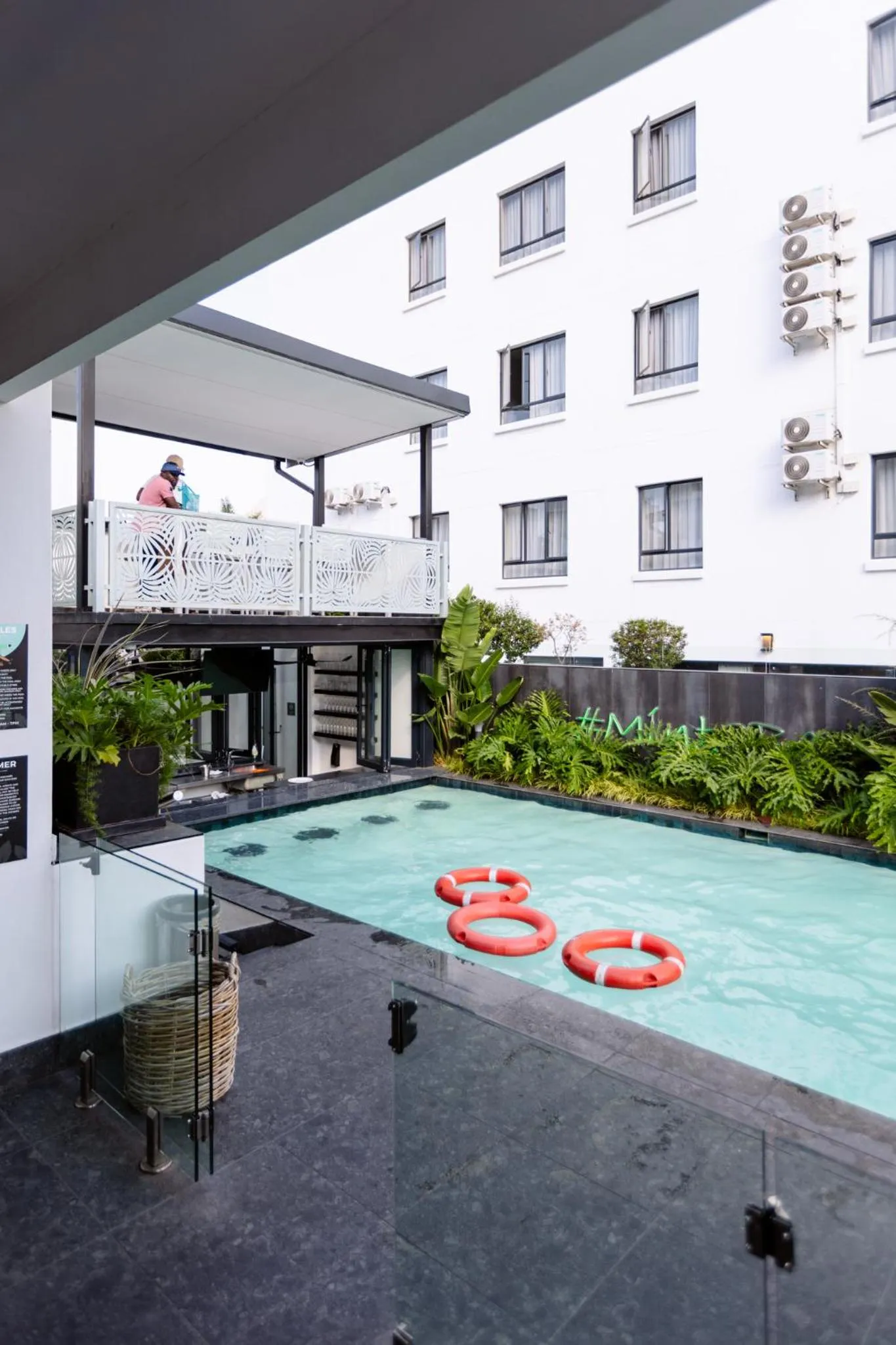 Swimming pool in MINT Hotel 84 on Katherine