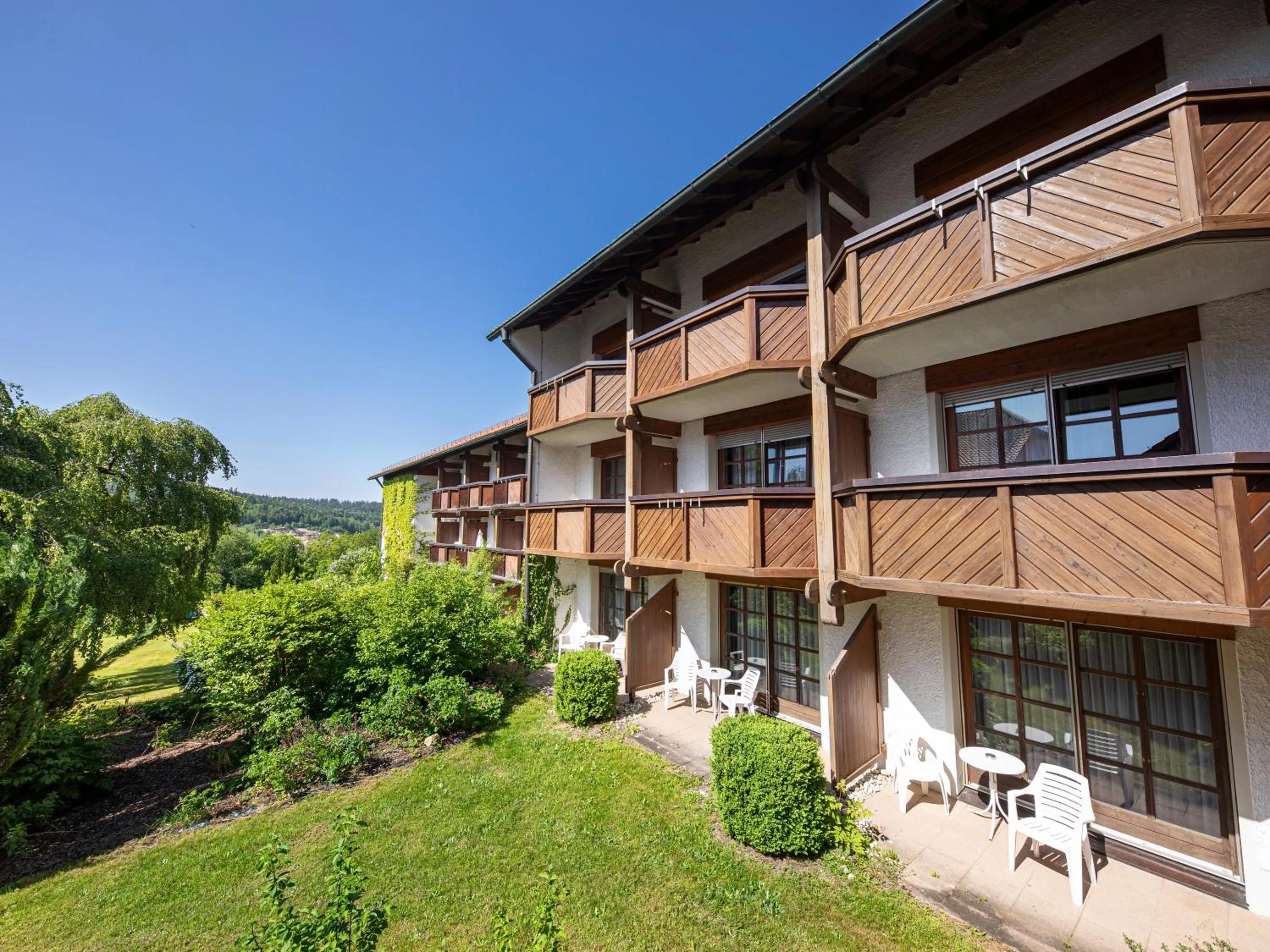 Property building in Michel Hotel Waldkirchen am Badepark