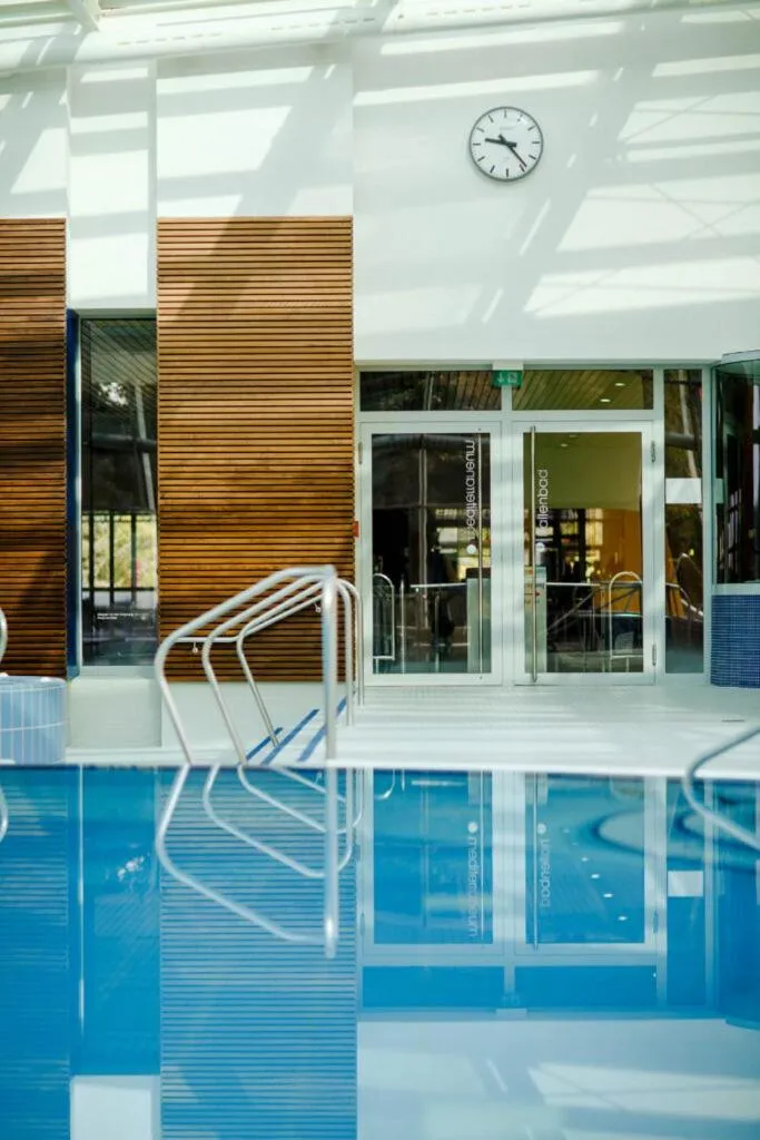 Swimming pool in Michel Hotel Waldkirchen am Badepark