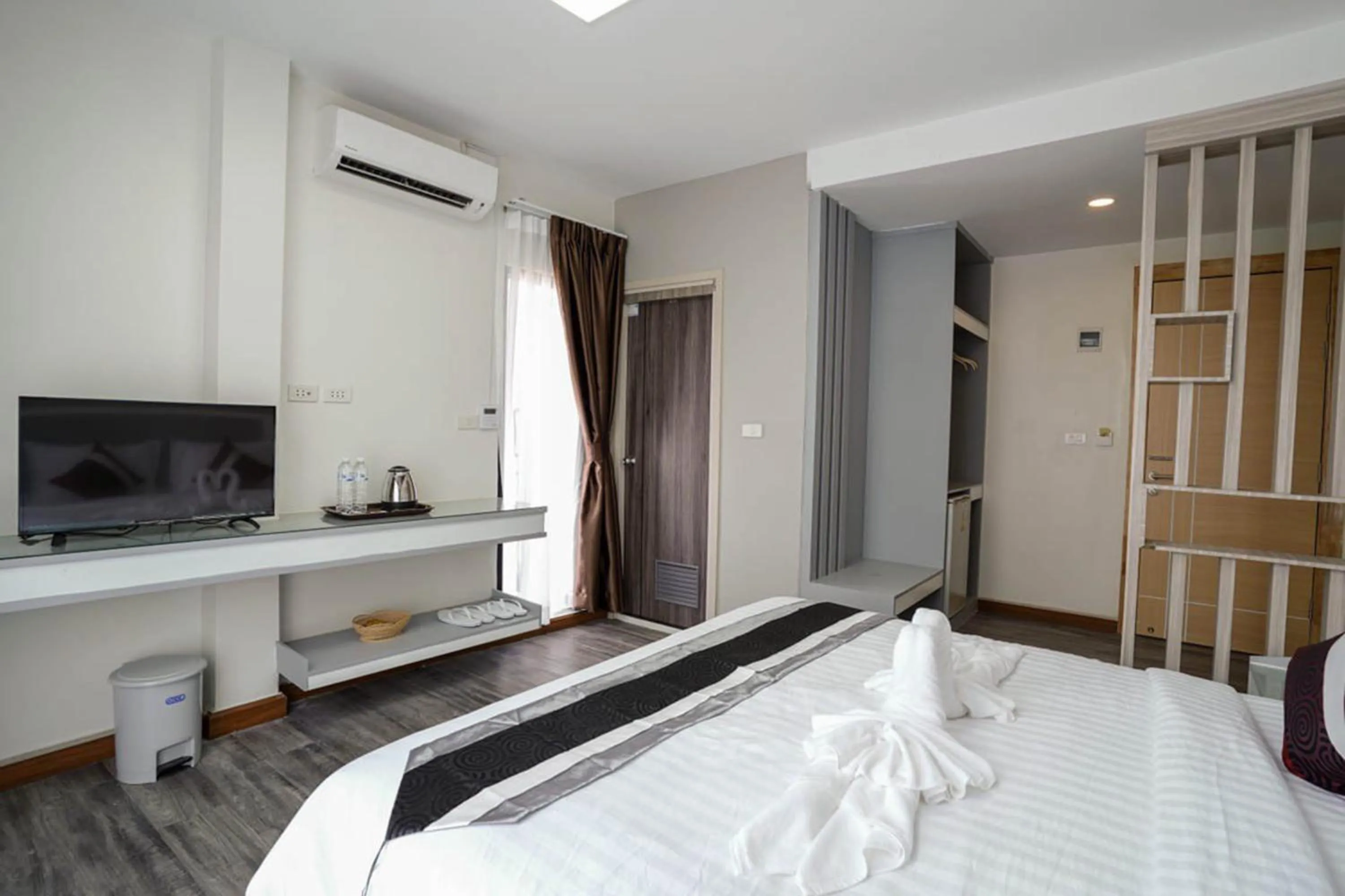 Bed in Hak Heng Hotel