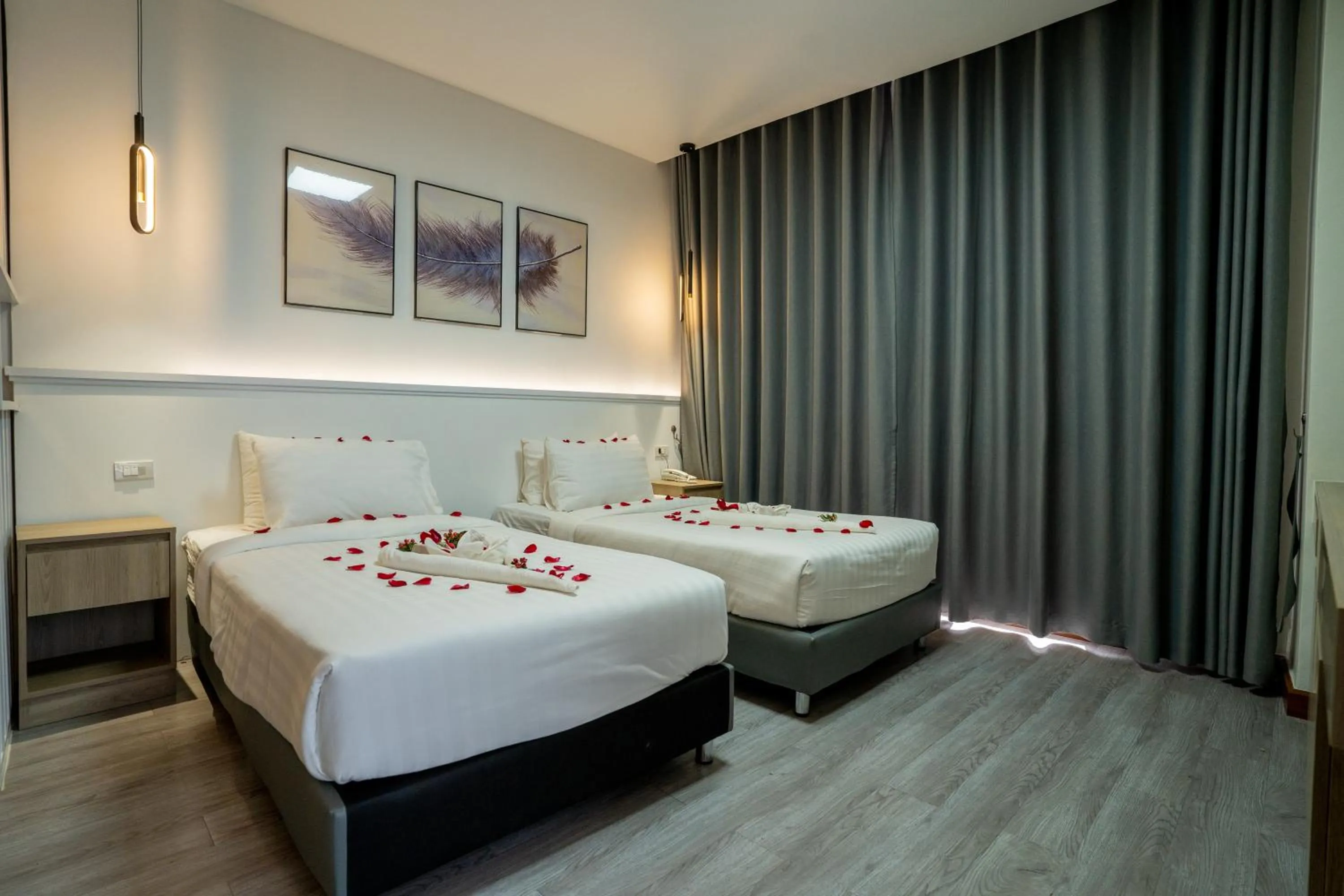 Bedroom, Bed in Hak Heng Hotel