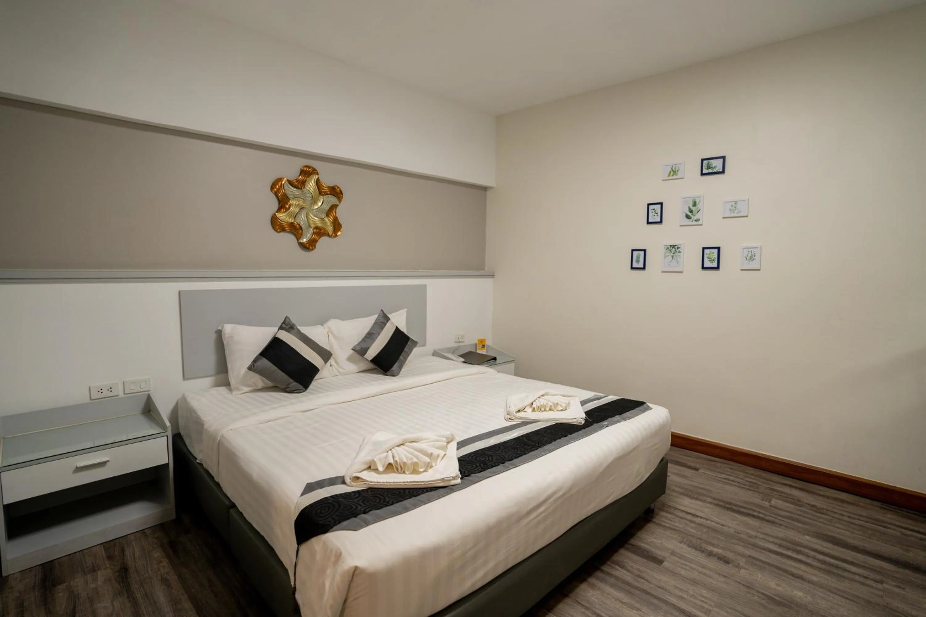 Bed in Hak Heng Hotel