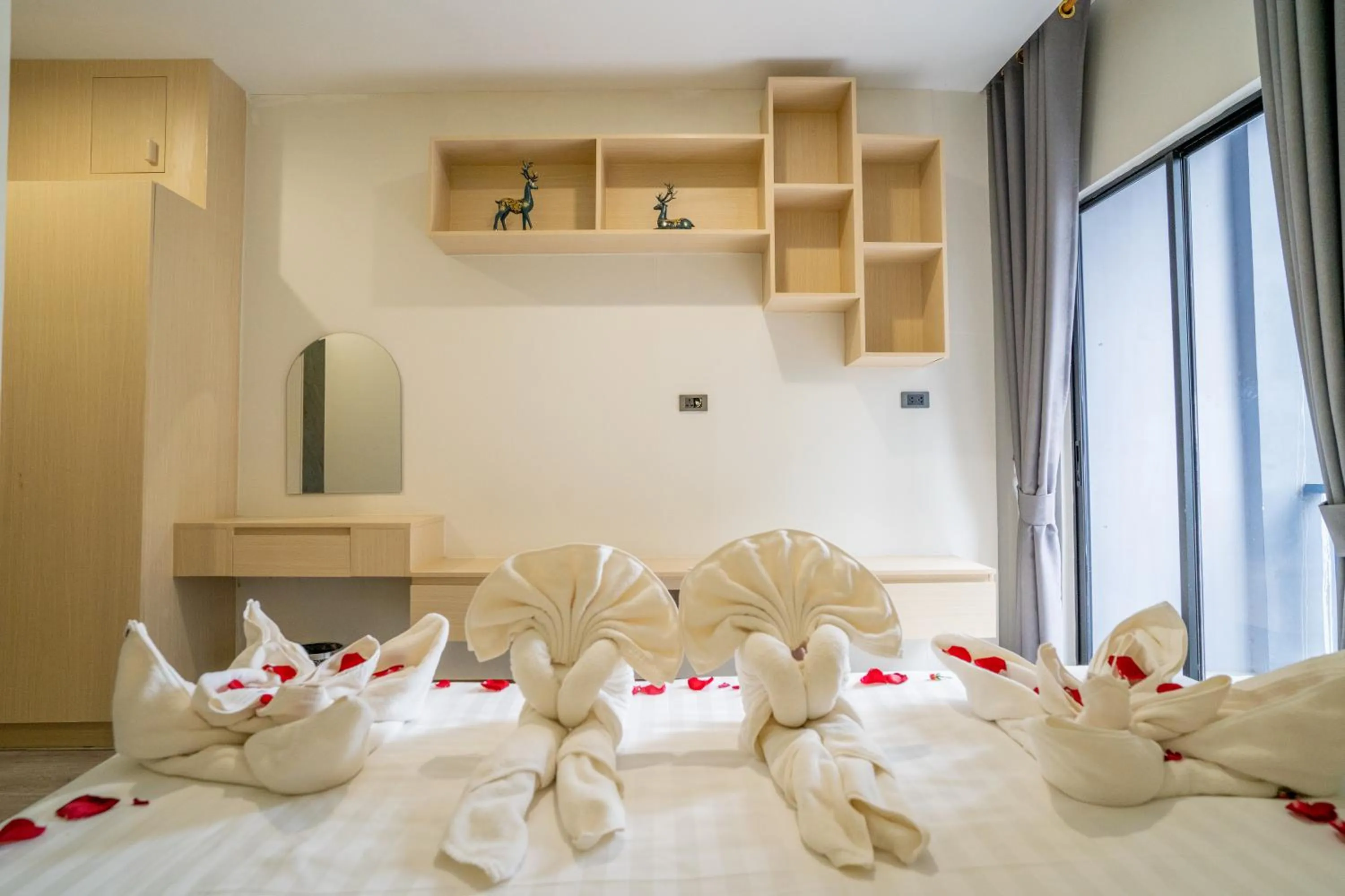 Bed in Hak Heng Hotel