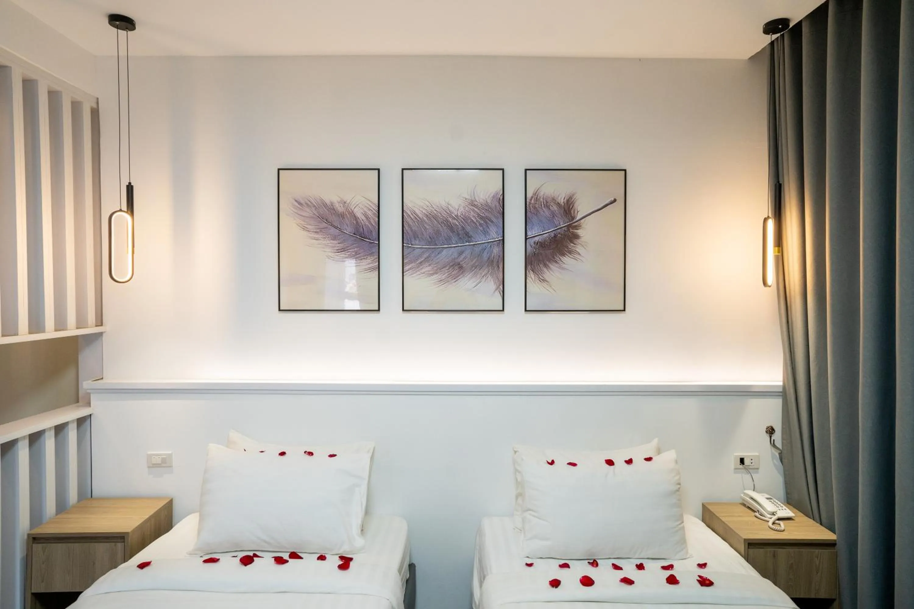 Bed in Hak Heng Hotel