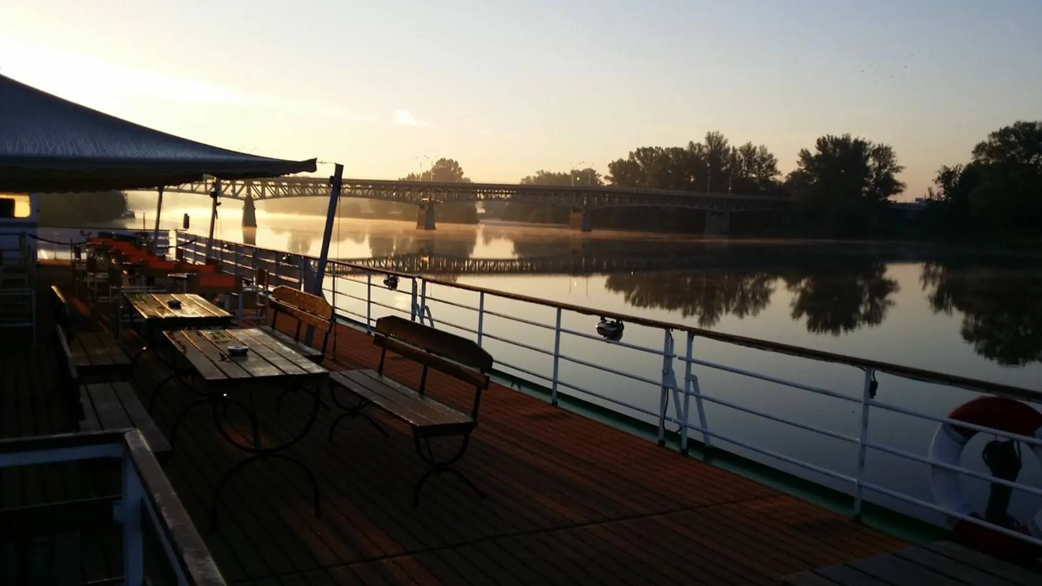 River view in Florentina boat