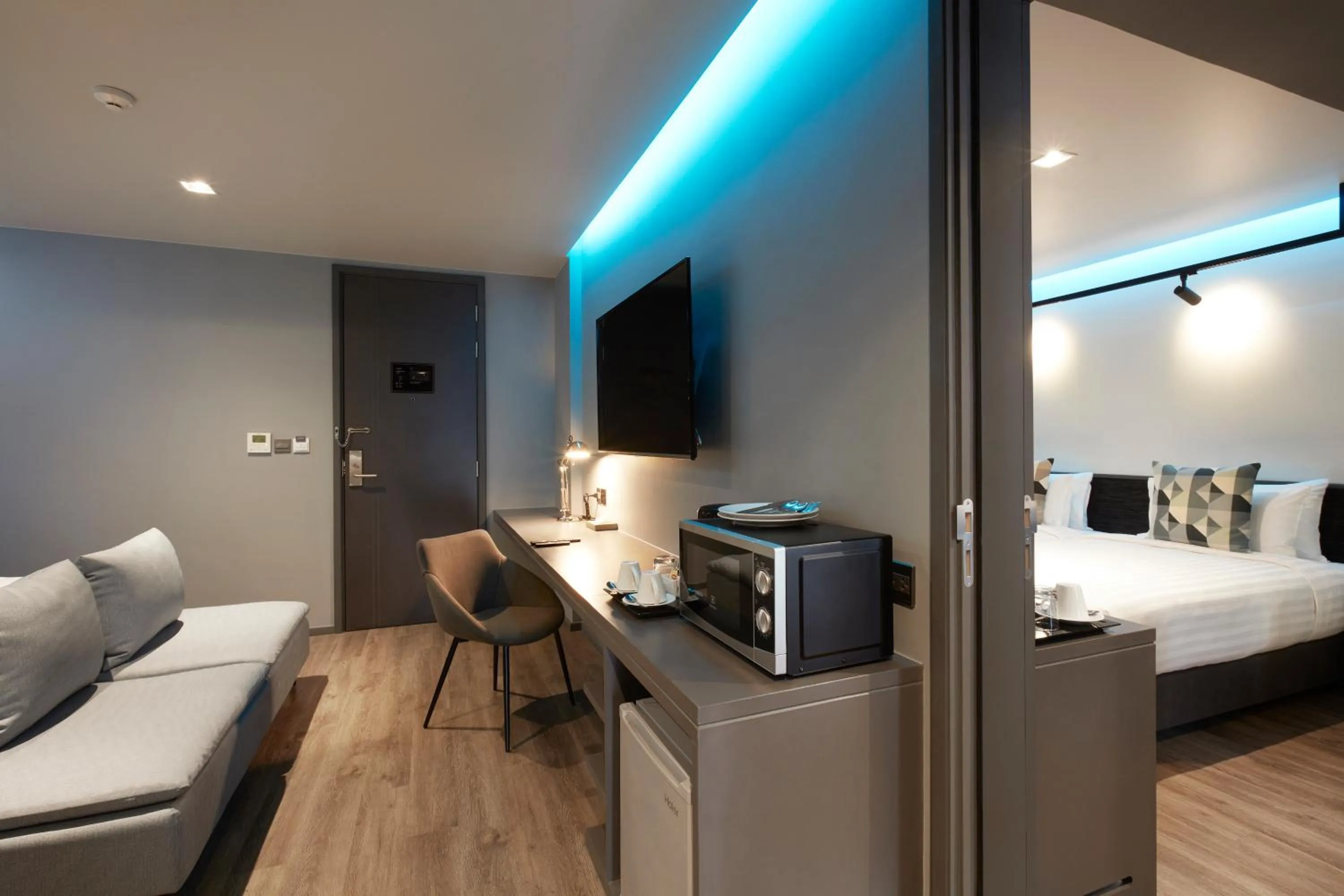 Bedroom, Bed in The Quarter Silom by UHG