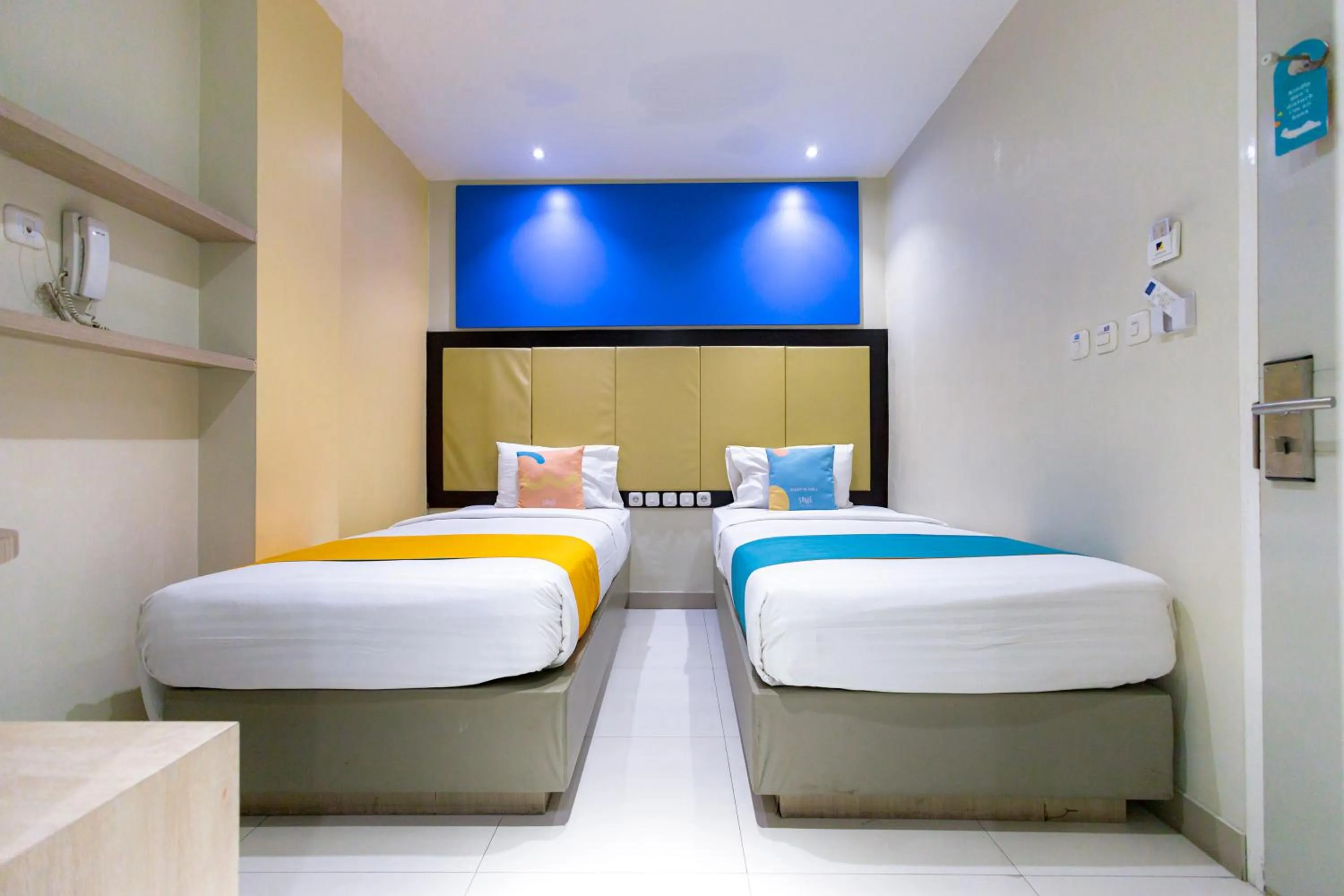 Bedroom, Bed in Sans Hotel Liv Ancol by RedDoorz