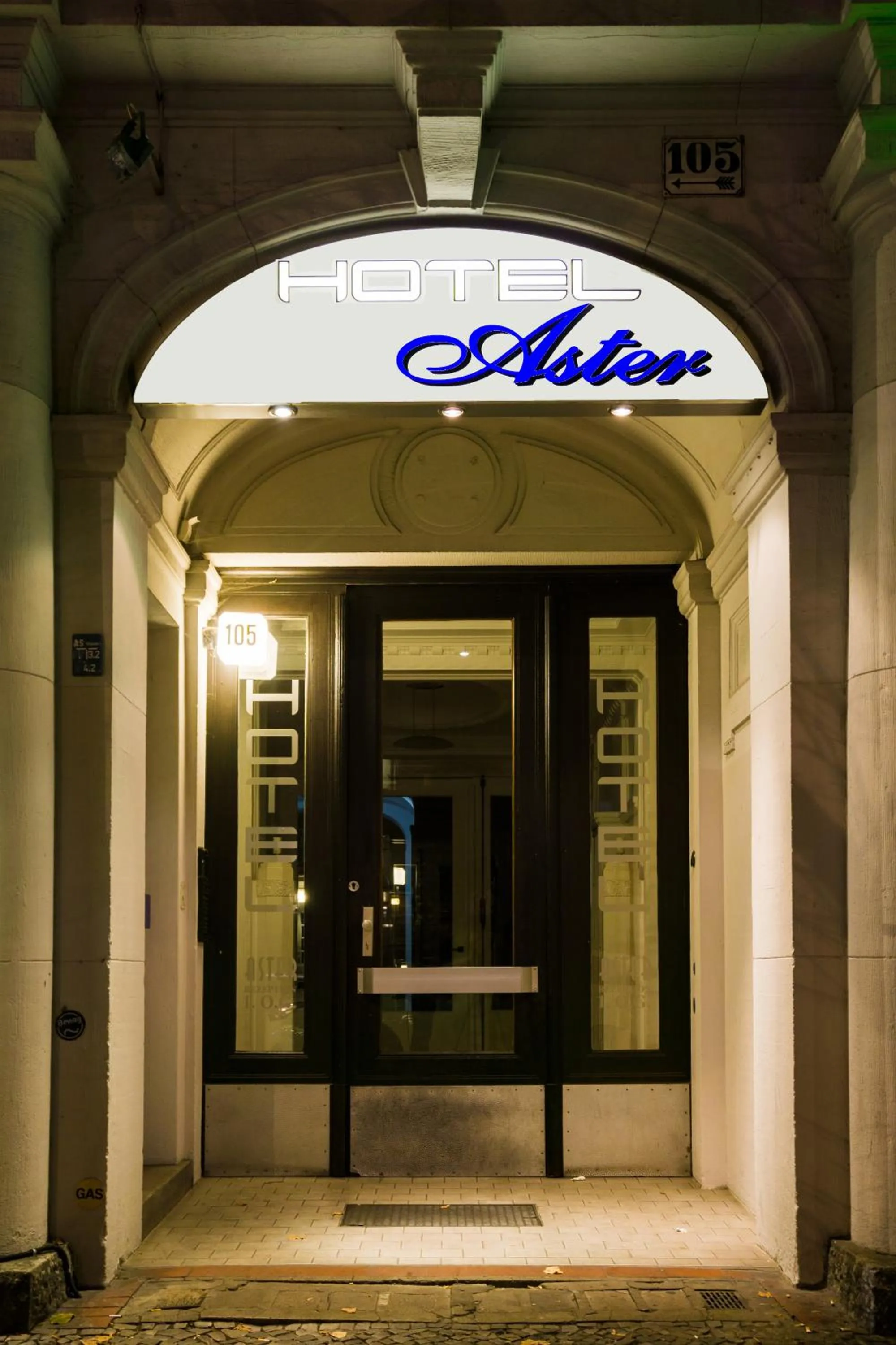 Facade/entrance in Hotel Aster an der Messe