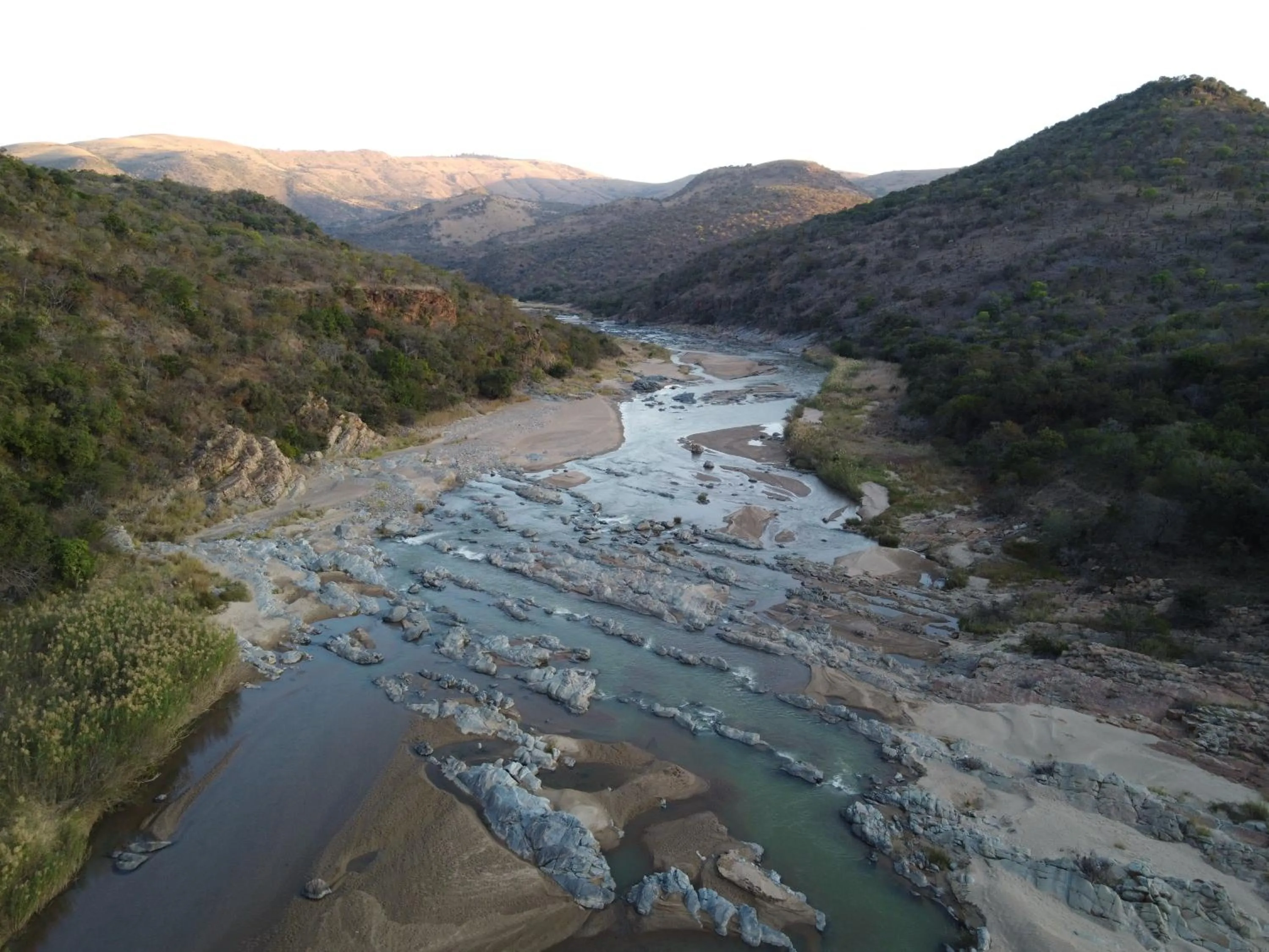 Natural landscape in Zulu Rock Lodge - Babanango Game Reserve