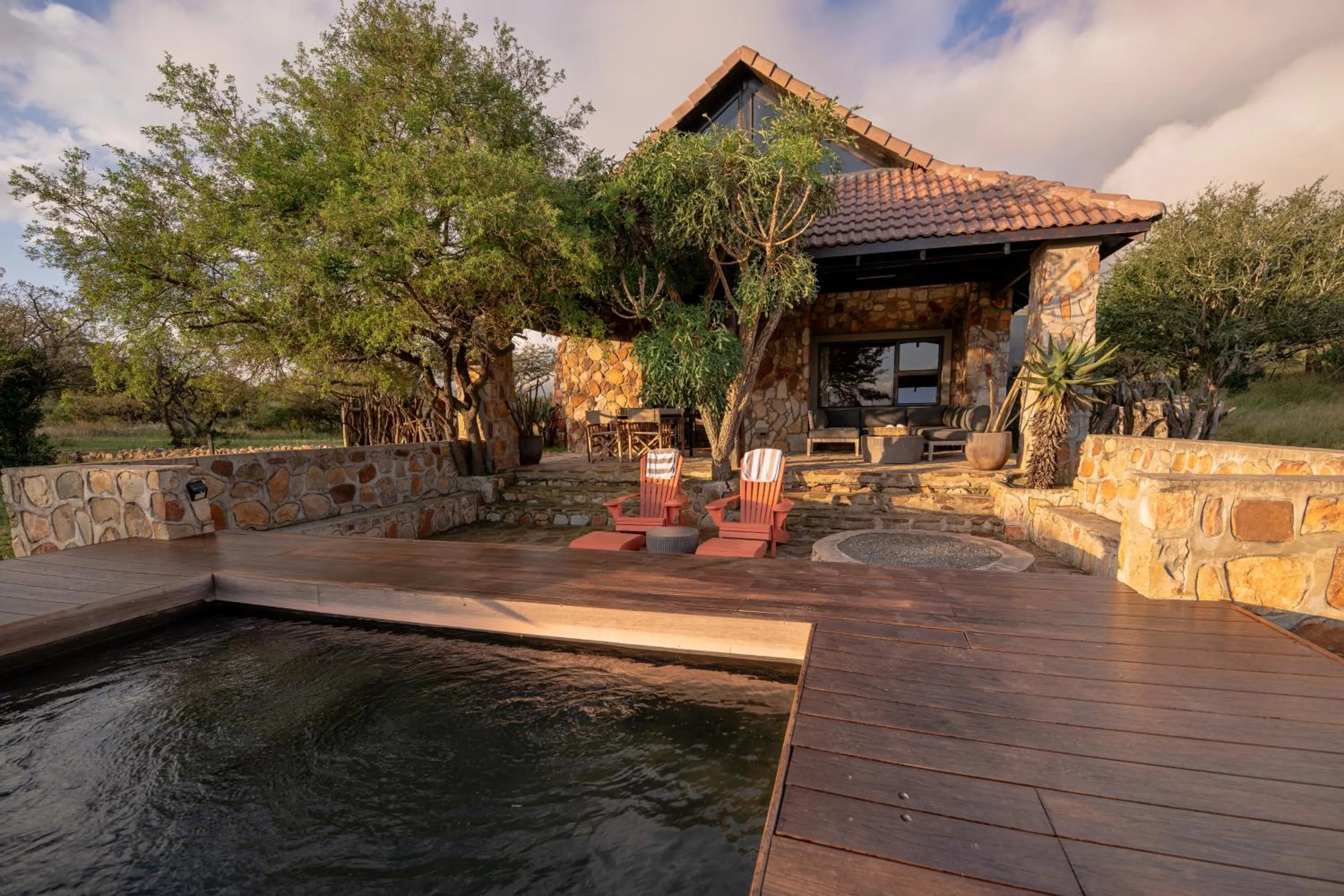 Property building in Zulu Rock Lodge - Babanango Game Reserve