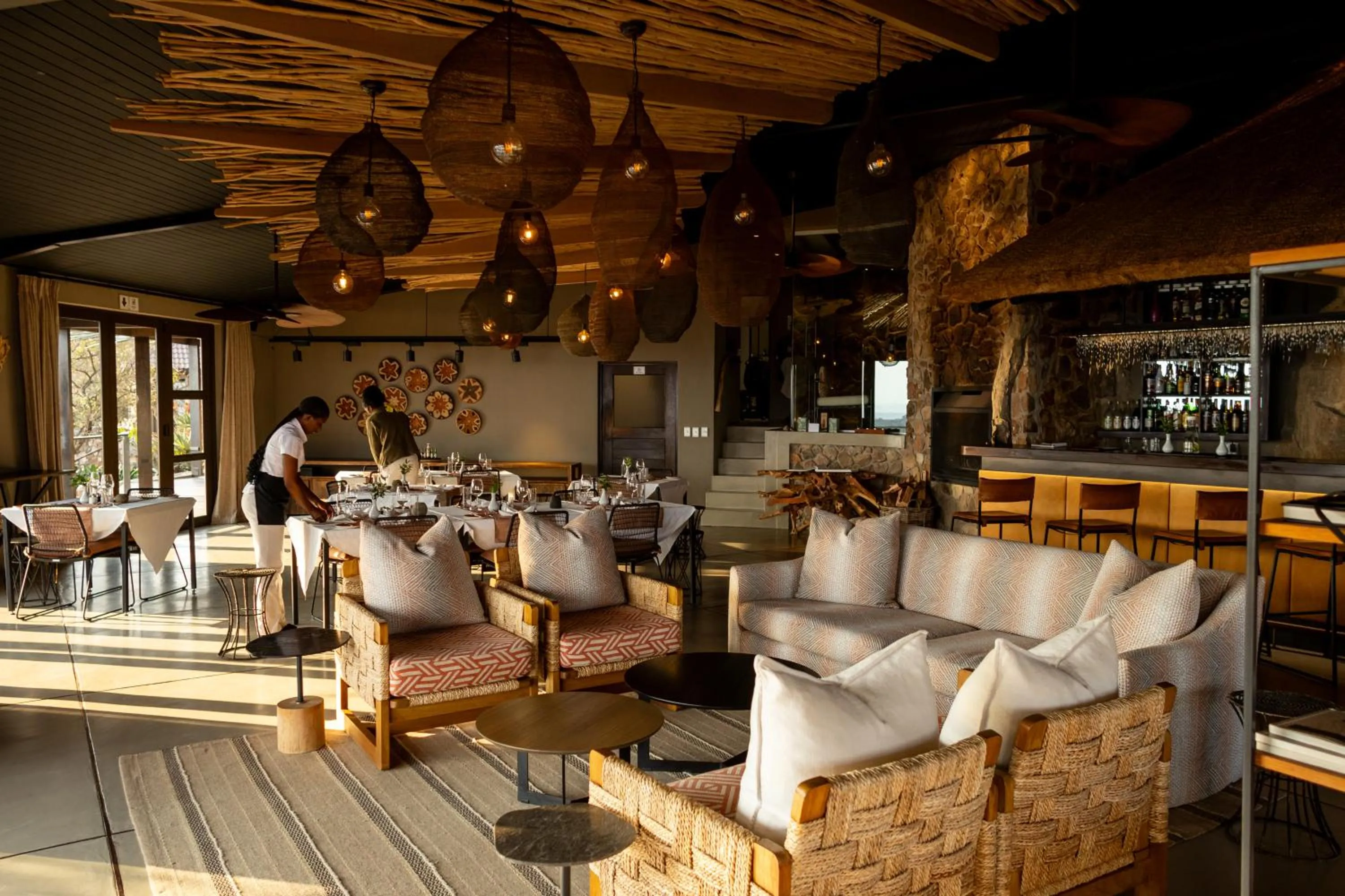 Restaurant/places to eat in Zulu Rock Lodge - Babanango Game Reserve