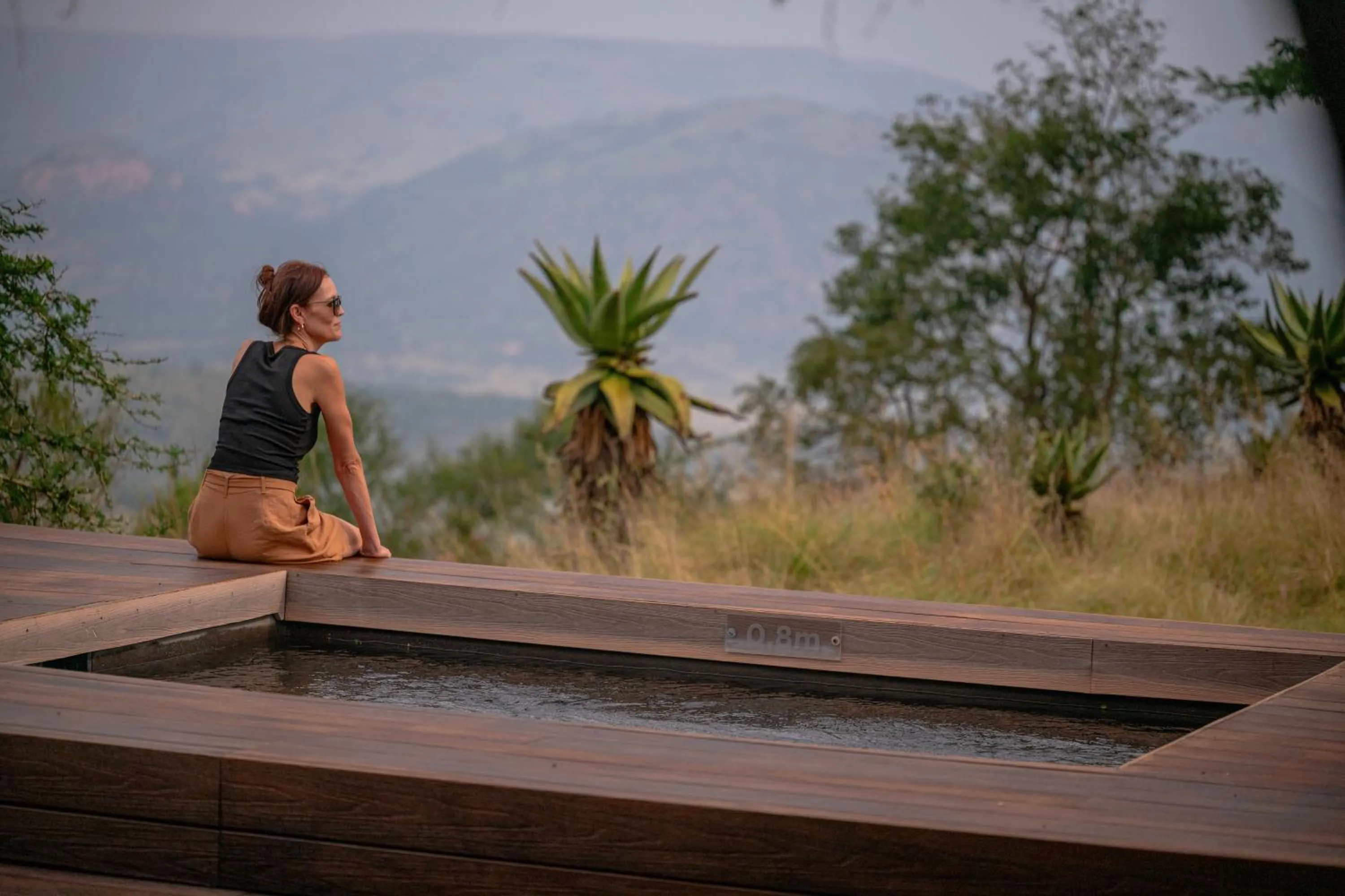 Natural landscape in Zulu Rock Lodge - Babanango Game Reserve