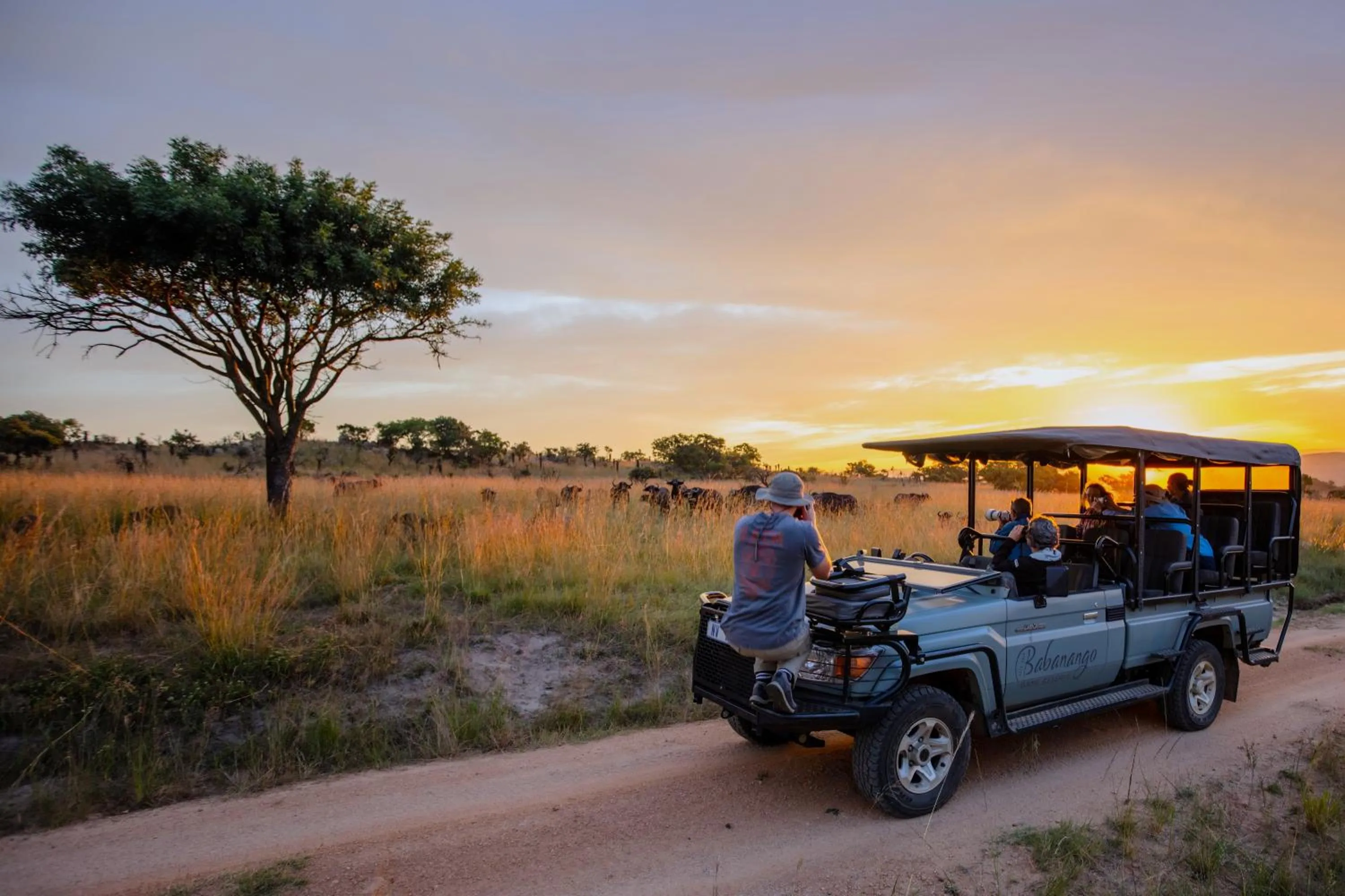 Natural landscape in Zulu Rock Lodge - Babanango Game Reserve
