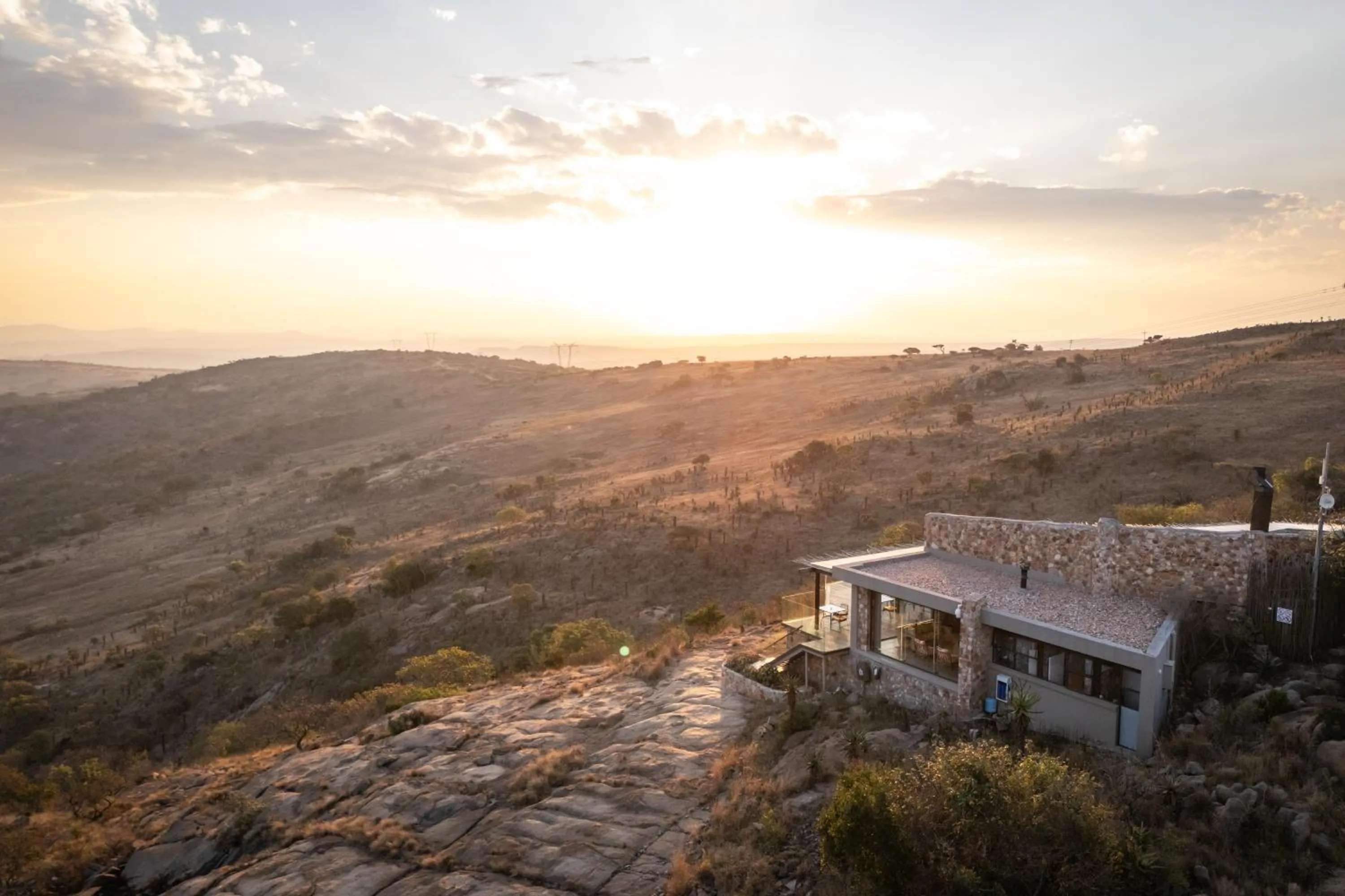 Property building in Zulu Rock Lodge - Babanango Game Reserve