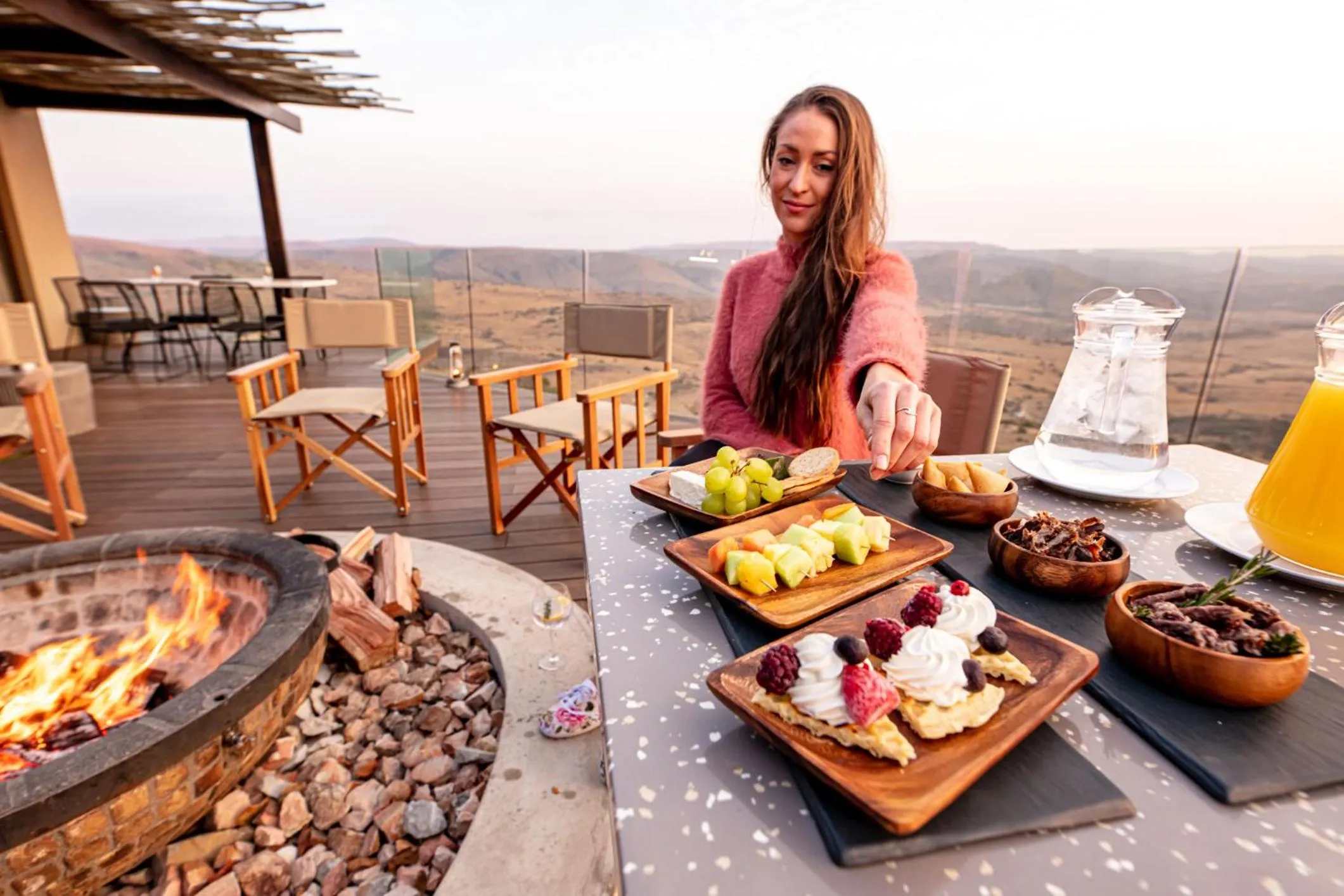 Food and drinks in Zulu Rock Lodge - Babanango Game Reserve