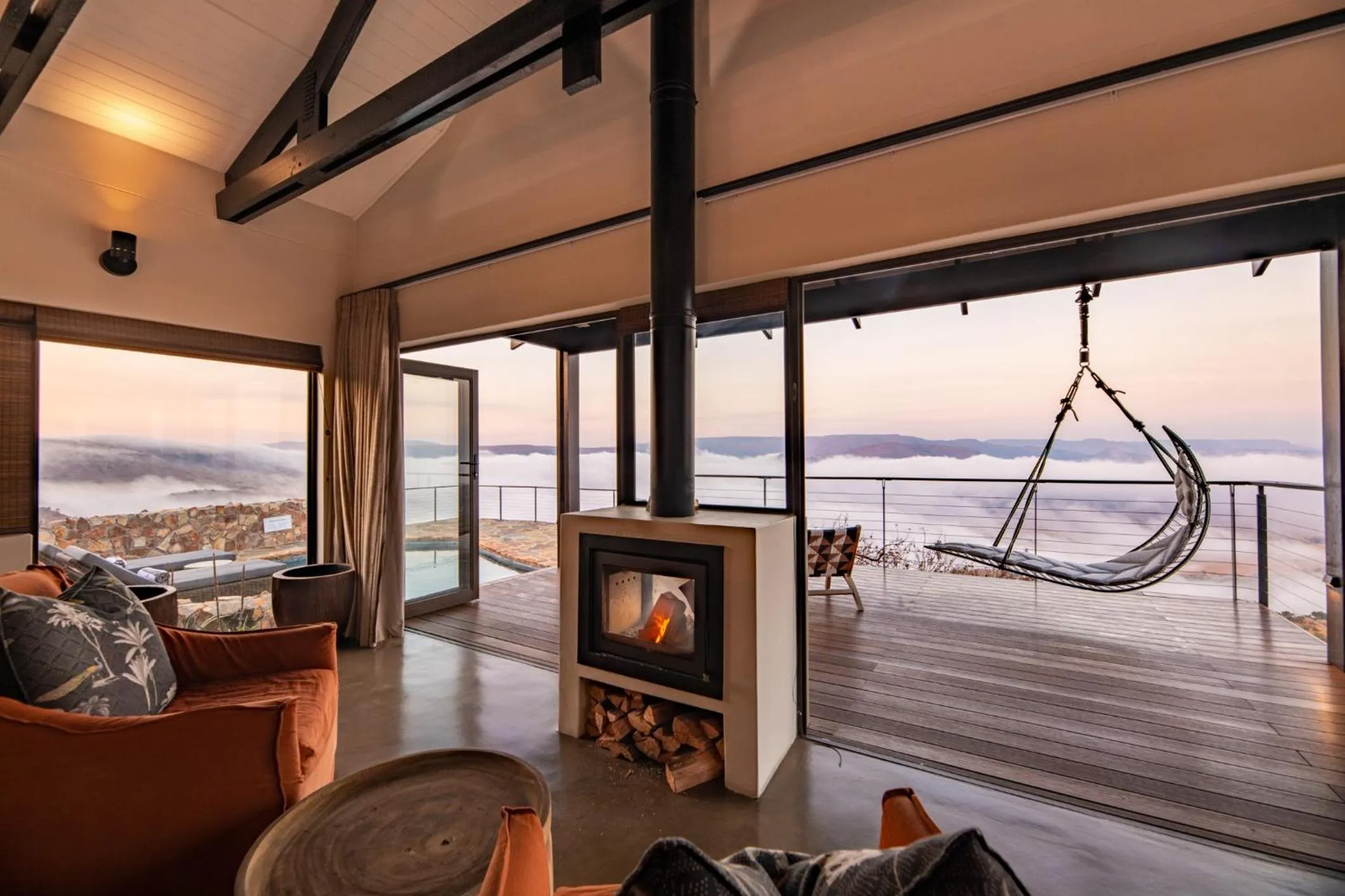 Natural landscape in Zulu Rock Lodge - Babanango Game Reserve