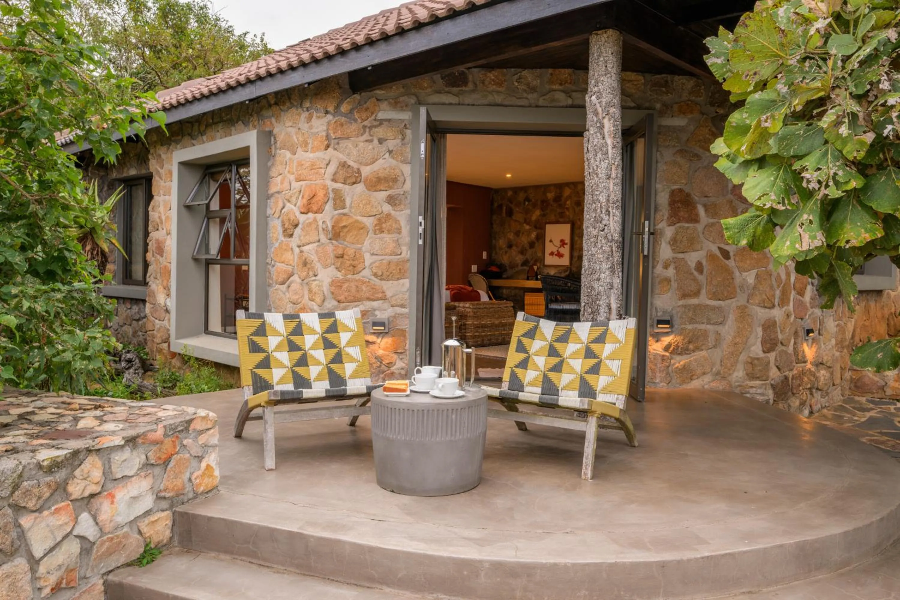 Bedroom in Zulu Rock Lodge - Babanango Game Reserve