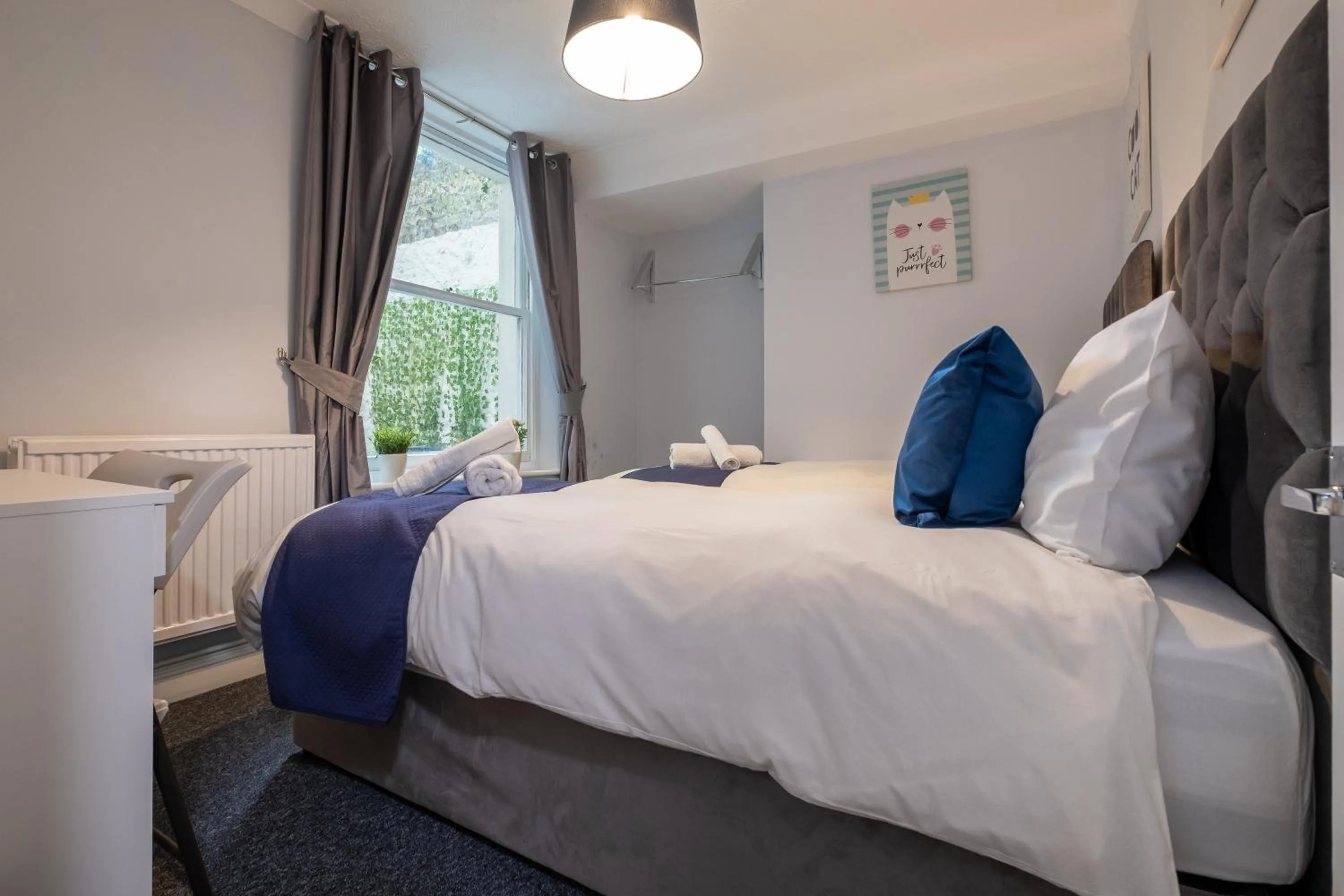 Bedroom, Bed in Brunswick in Brighton and Hove by 9S Living