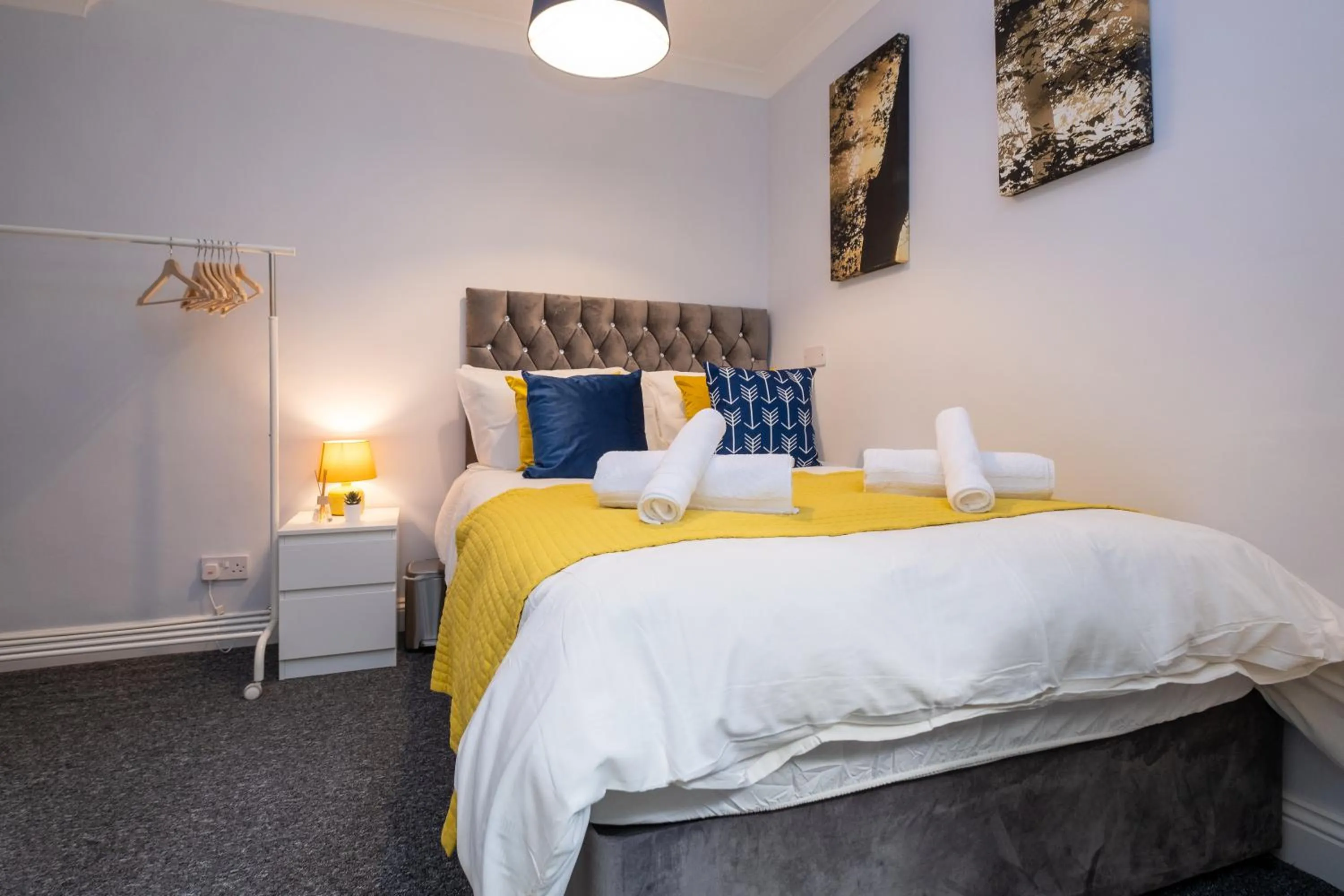 Bedroom, Bed in Brunswick in Brighton and Hove by 9S Living