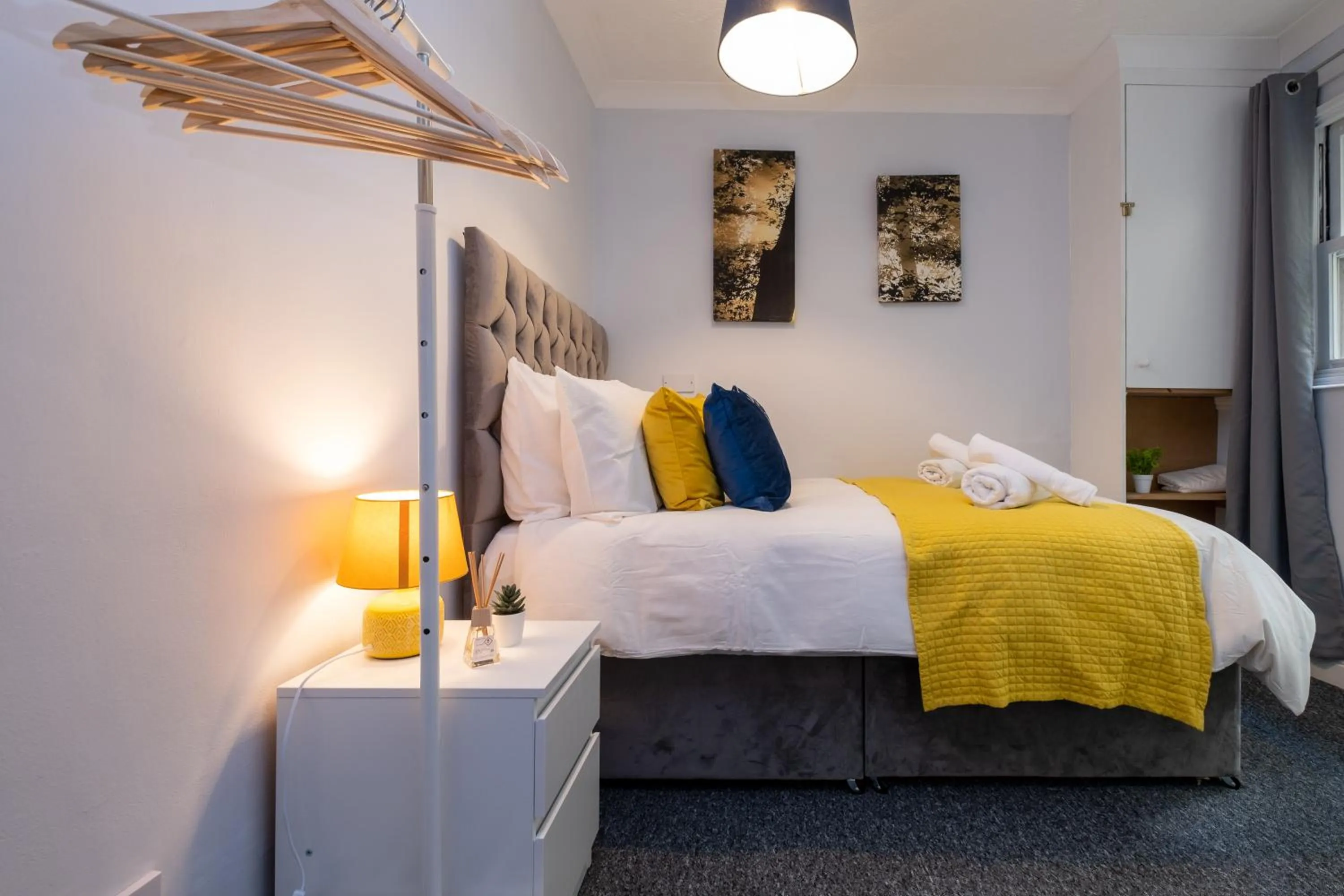 Bedroom, Bed in Brunswick in Brighton and Hove by 9S Living